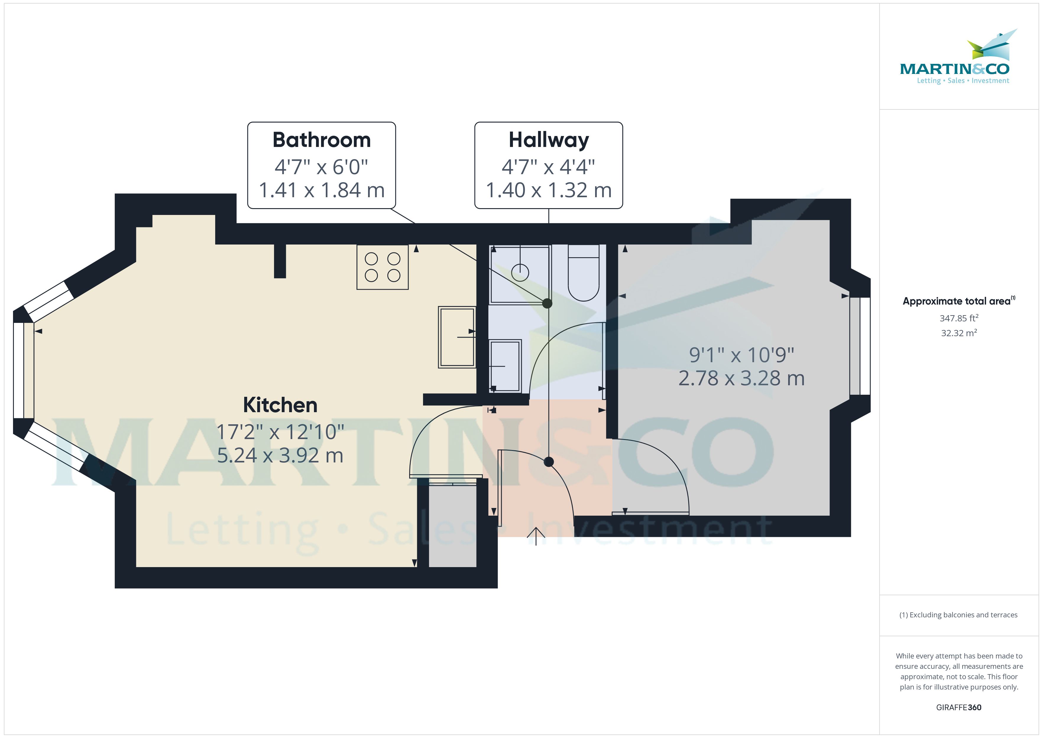 Flat 1, 216, North Road West, Plymouth floorplan