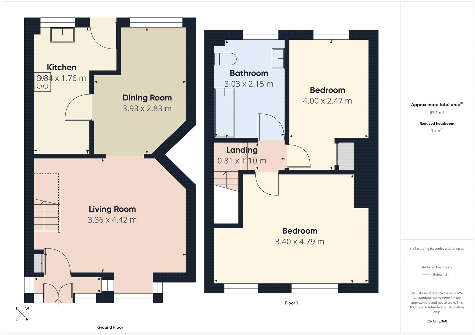 46, Jersey Avenue, Bristol floorplan