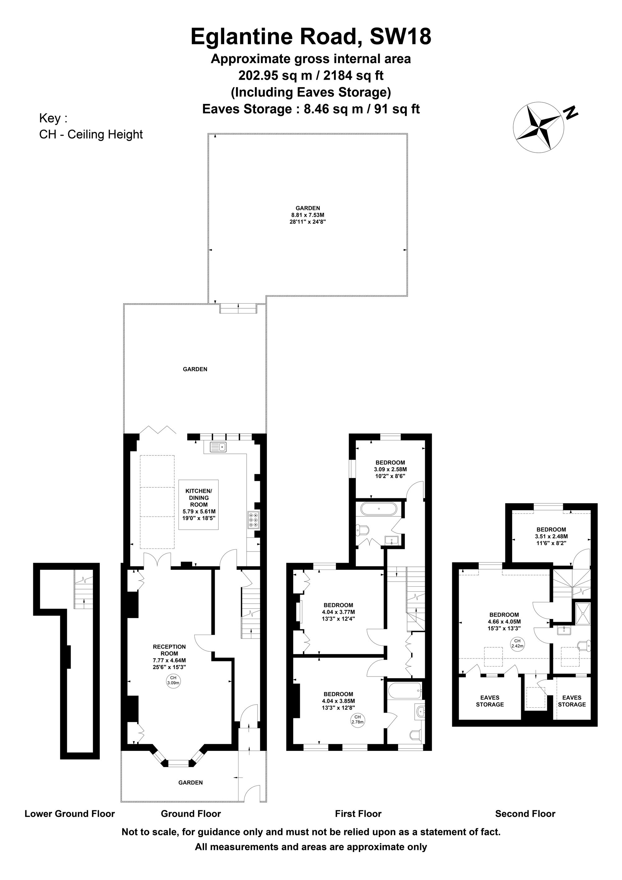 4 Eglantine Road, London floorplan