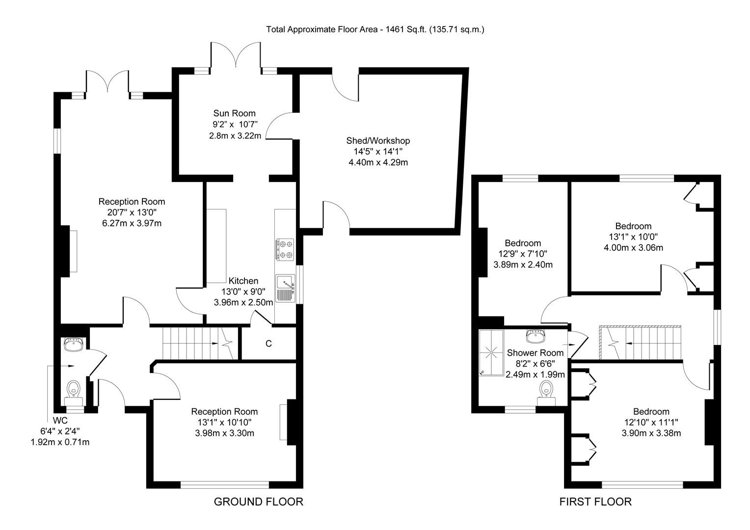 Second Avenue, Carlton, Nottingham floorplan