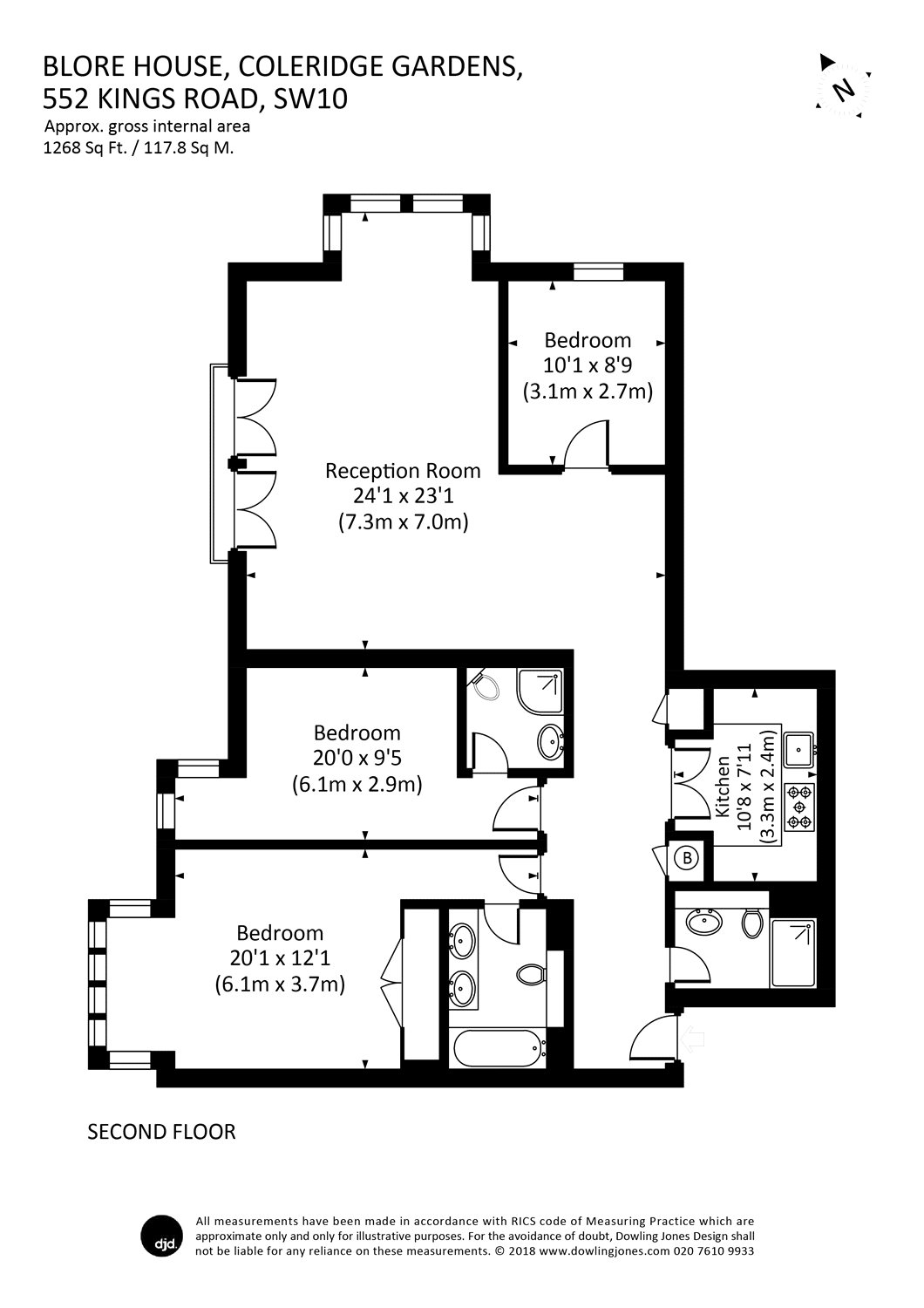 3 Bedrooms Flat for sale in Coleridge Gardens, West Chelsea, Kings Road, London SW10