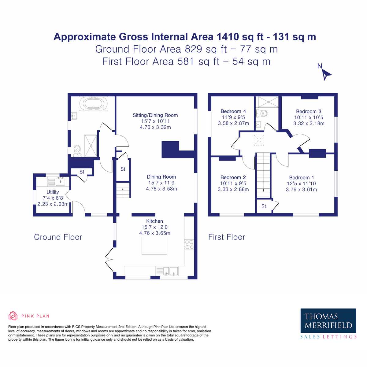 Stone Quarry House, Station Road, Enslow floorplan