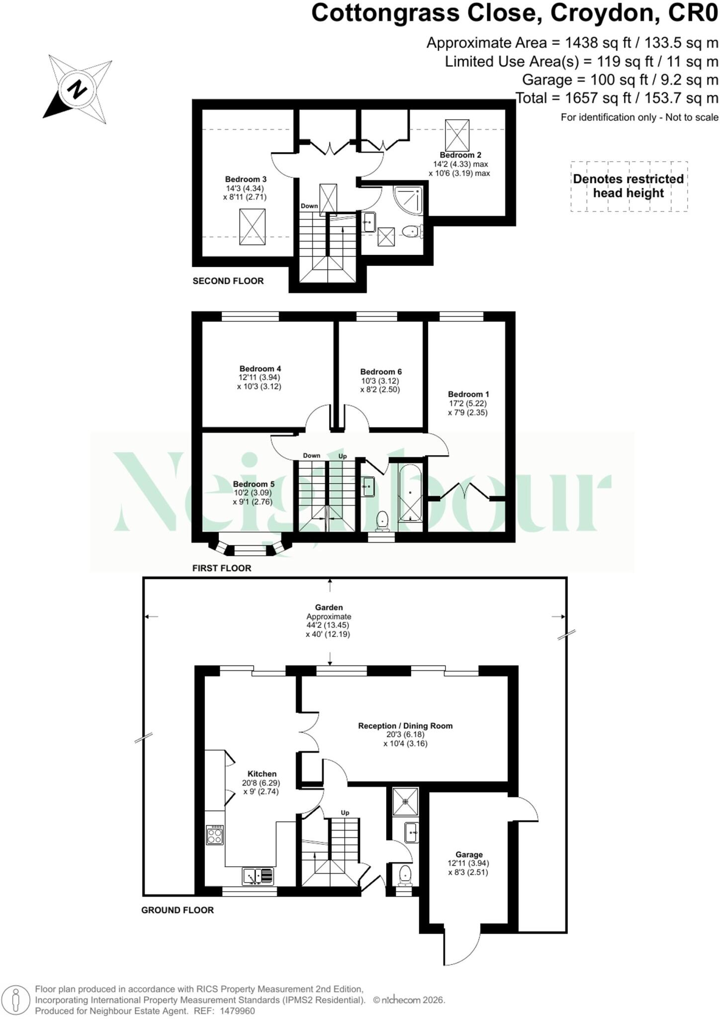 3, Cottongrass Close, Croydon floorplan