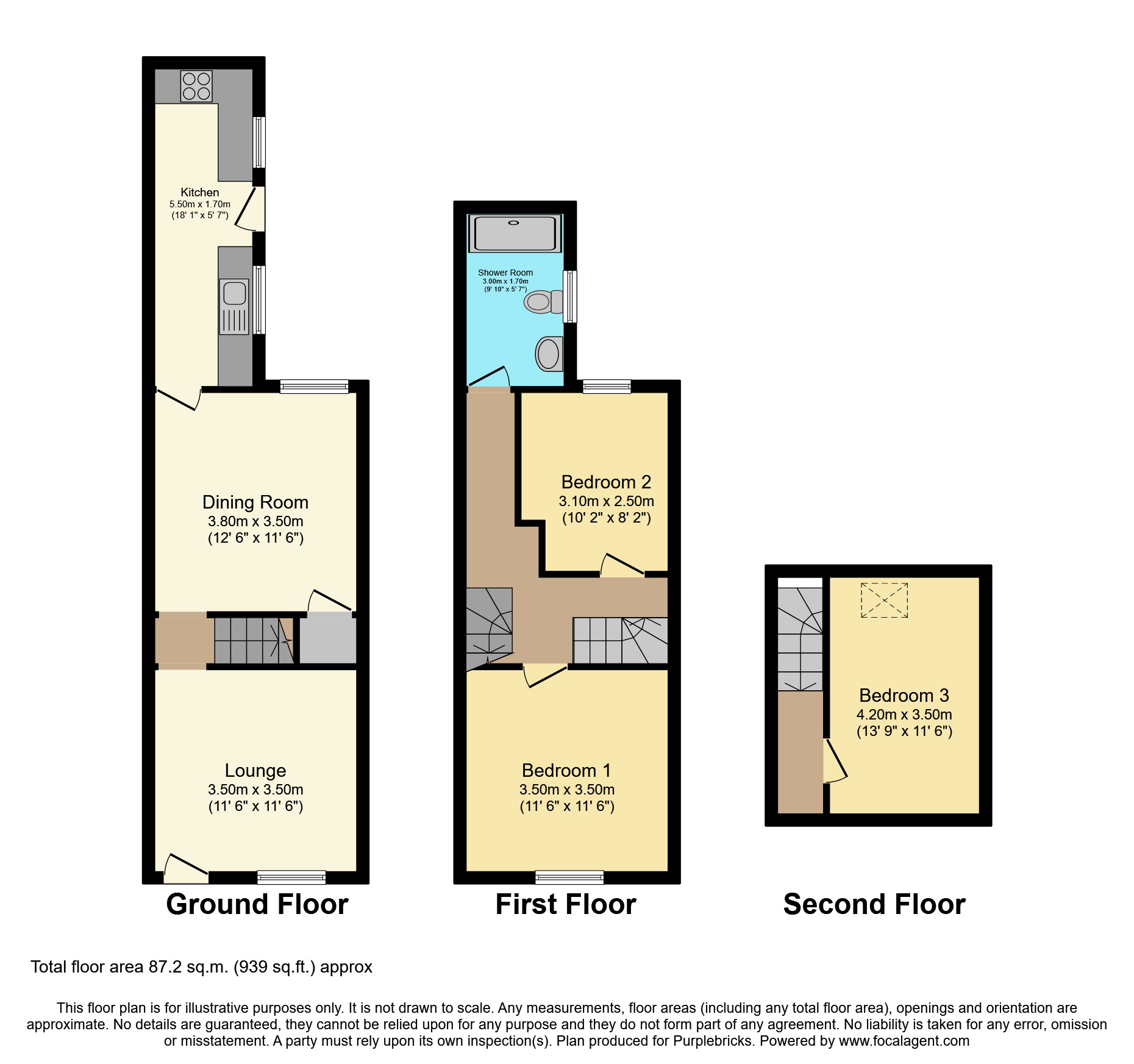 Westwood Road, Nottingham NG2, 3 bedroom terraced house for sale