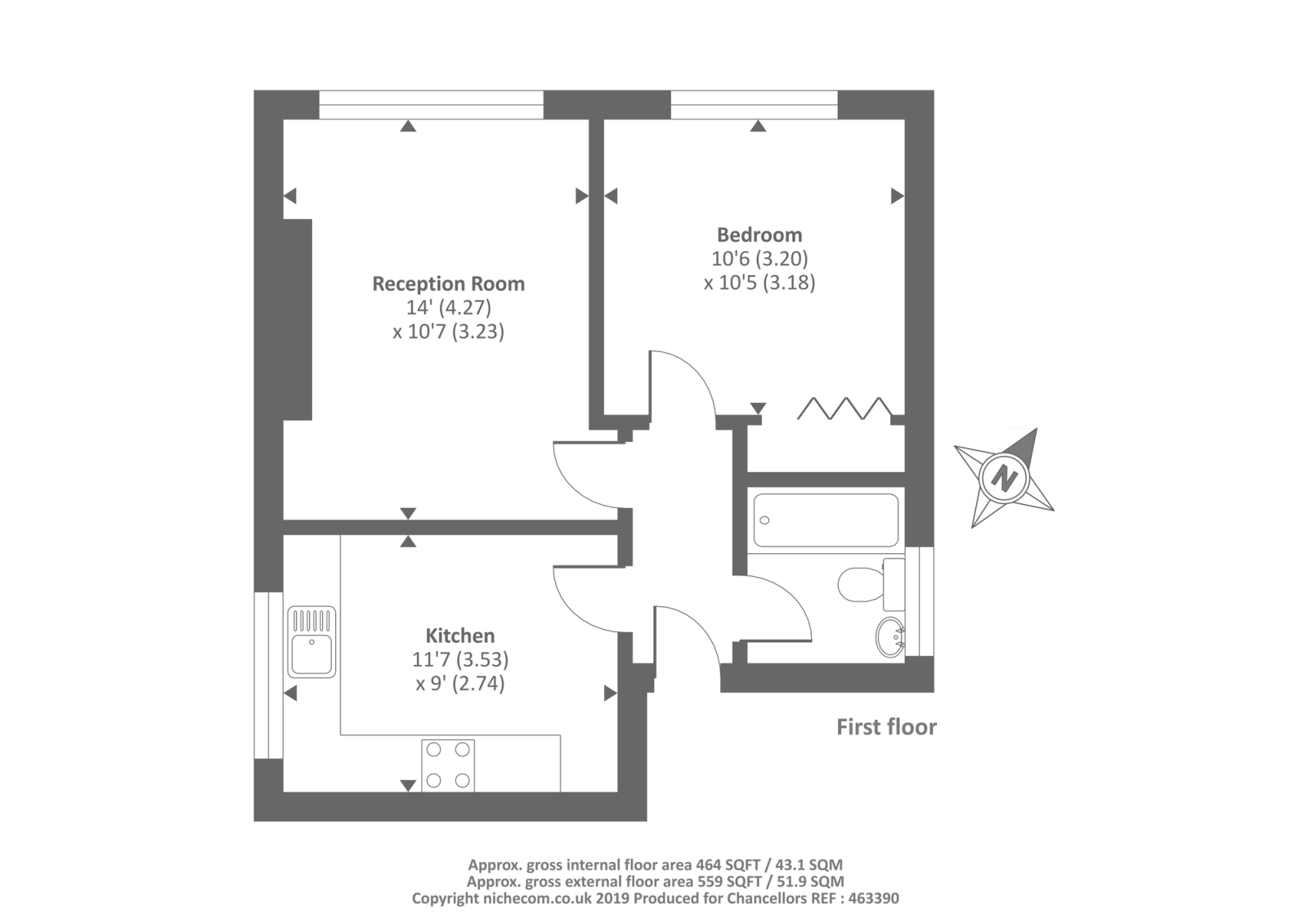 1 Bedrooms Flat to rent in Upper Sutton Lane, Heston TW5