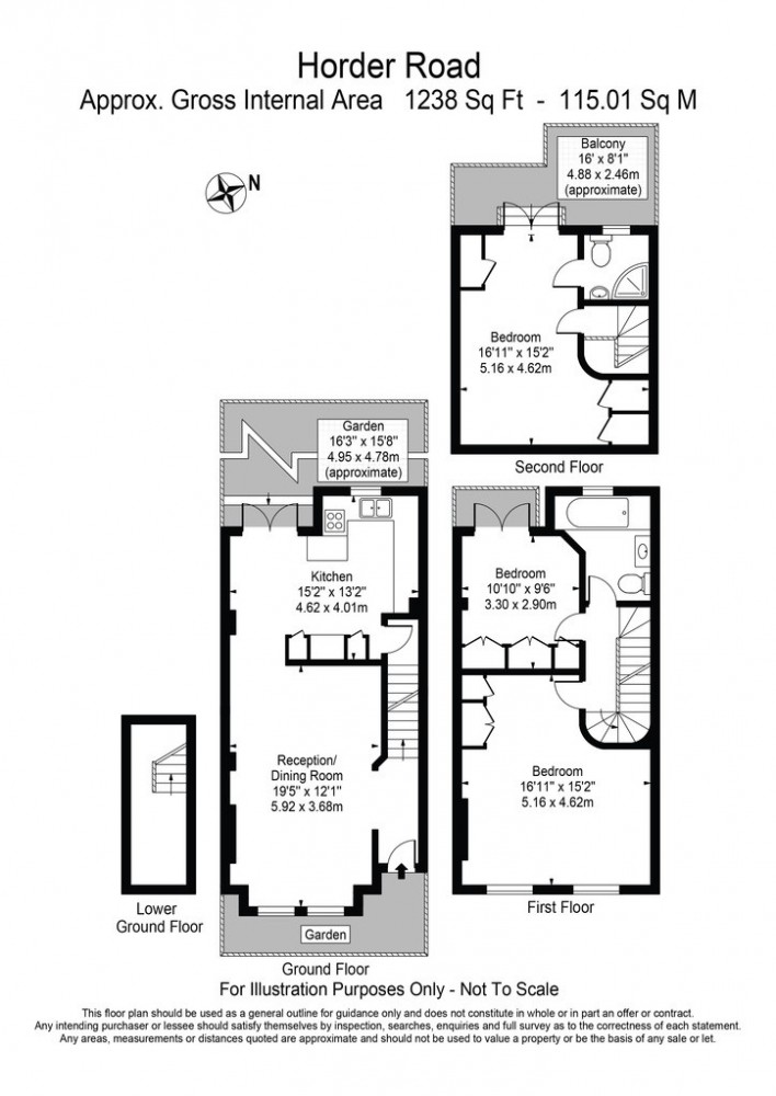 3 Bedrooms  to rent in Horder Road, Fulham SW6