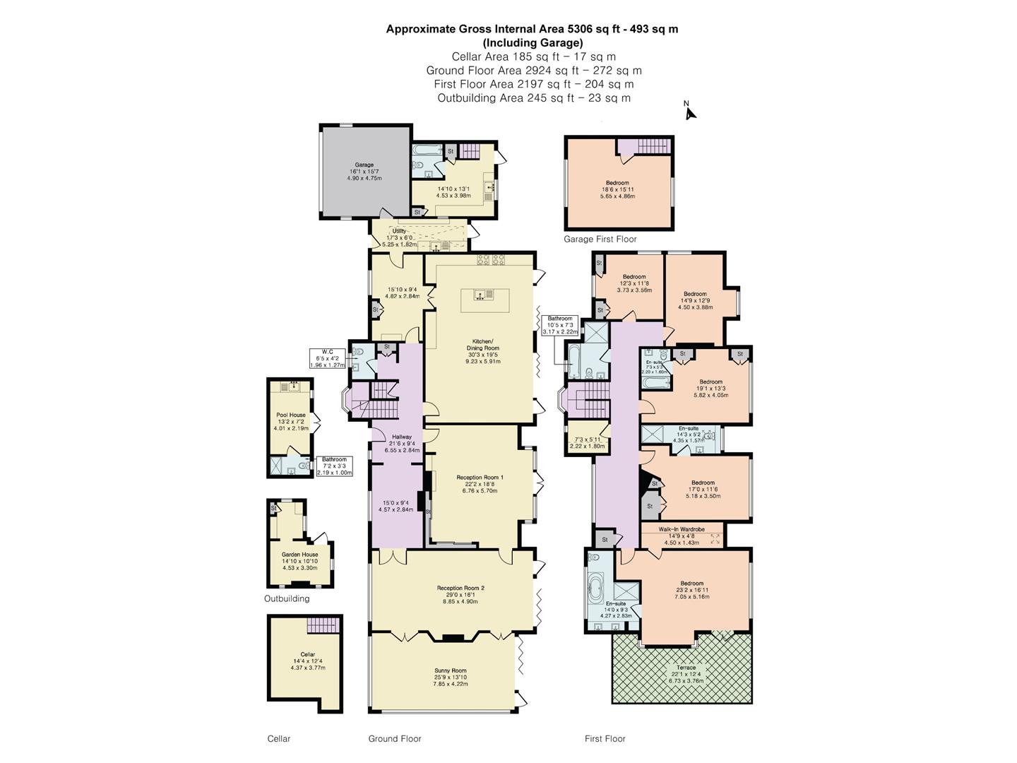 Chestnut, Wills Grove, Mill Hill floorplan