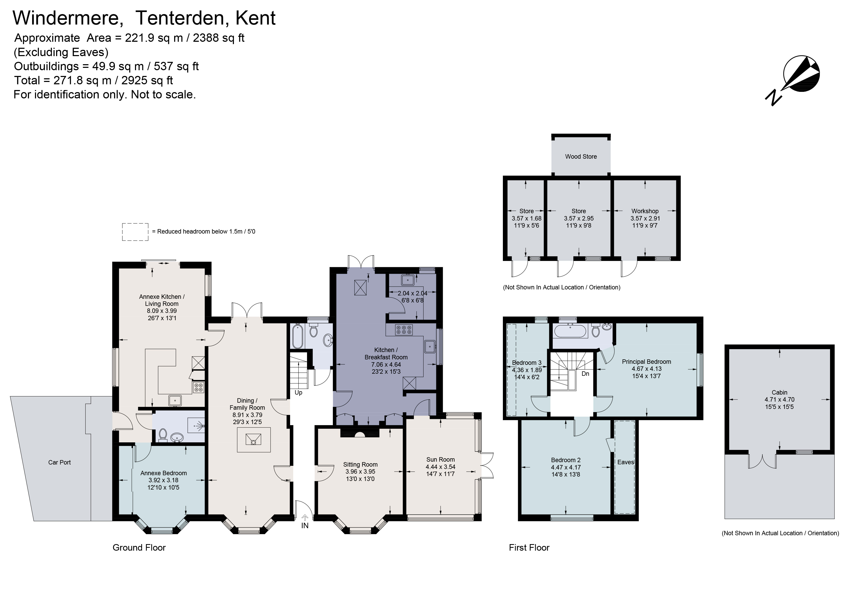 Windermere,, Smallhythe Road, Kent floorplan
