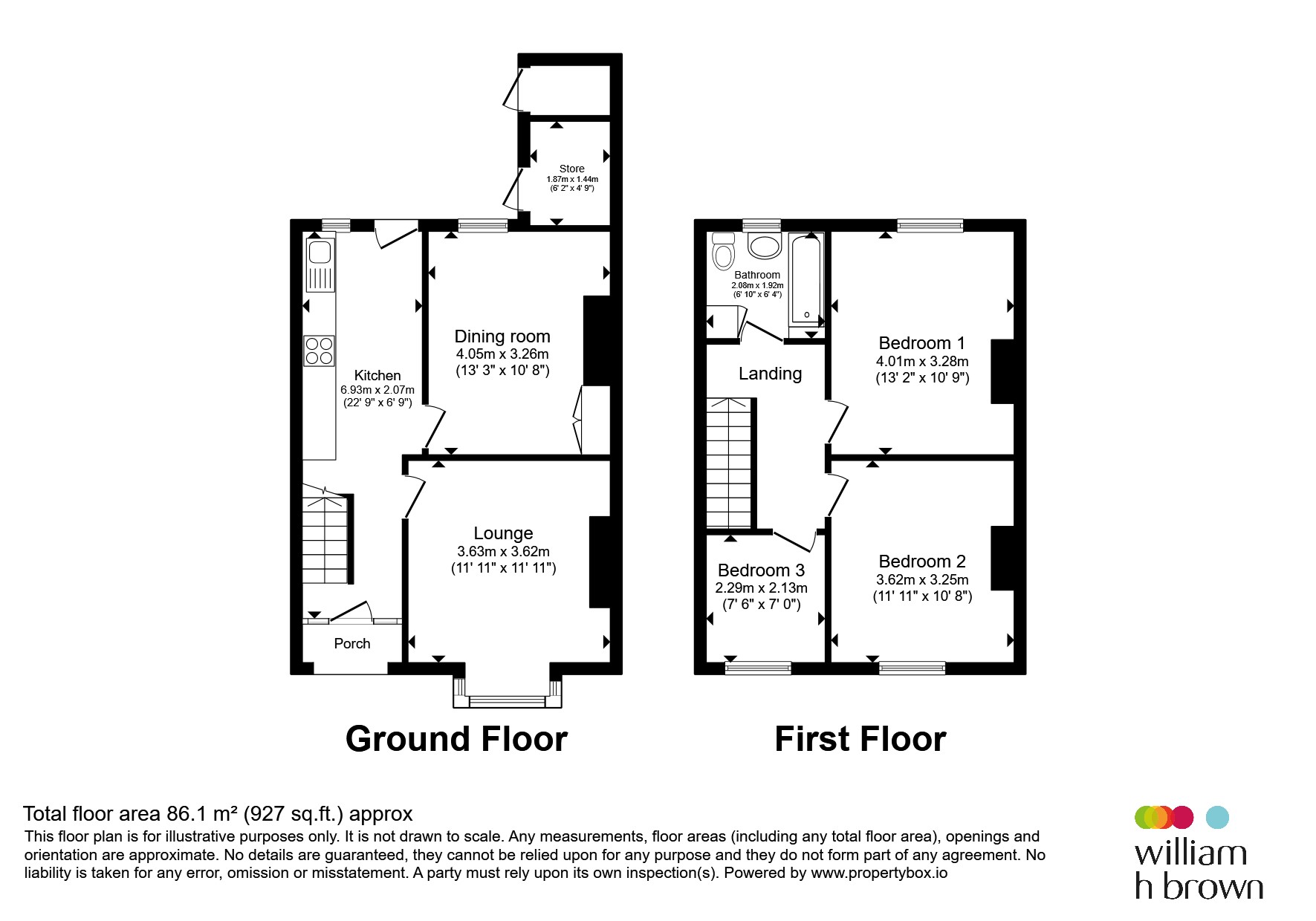 Raby Road, Doncaster floorplan