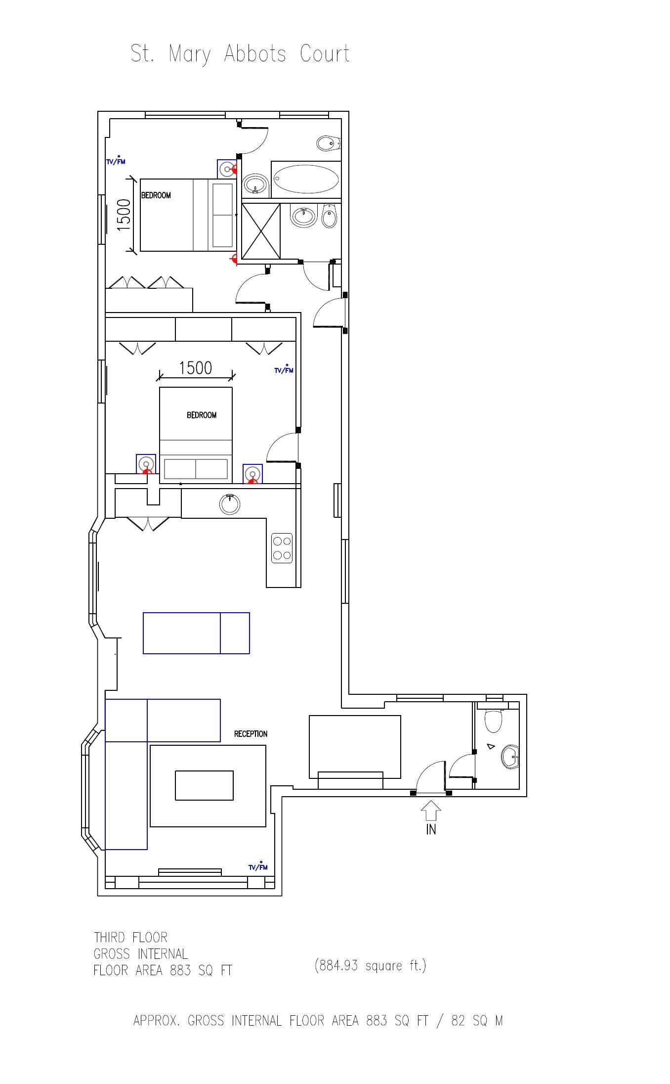 2 Bedrooms Flat to rent in St Mary Abbots Court, Warwick Gardens W14