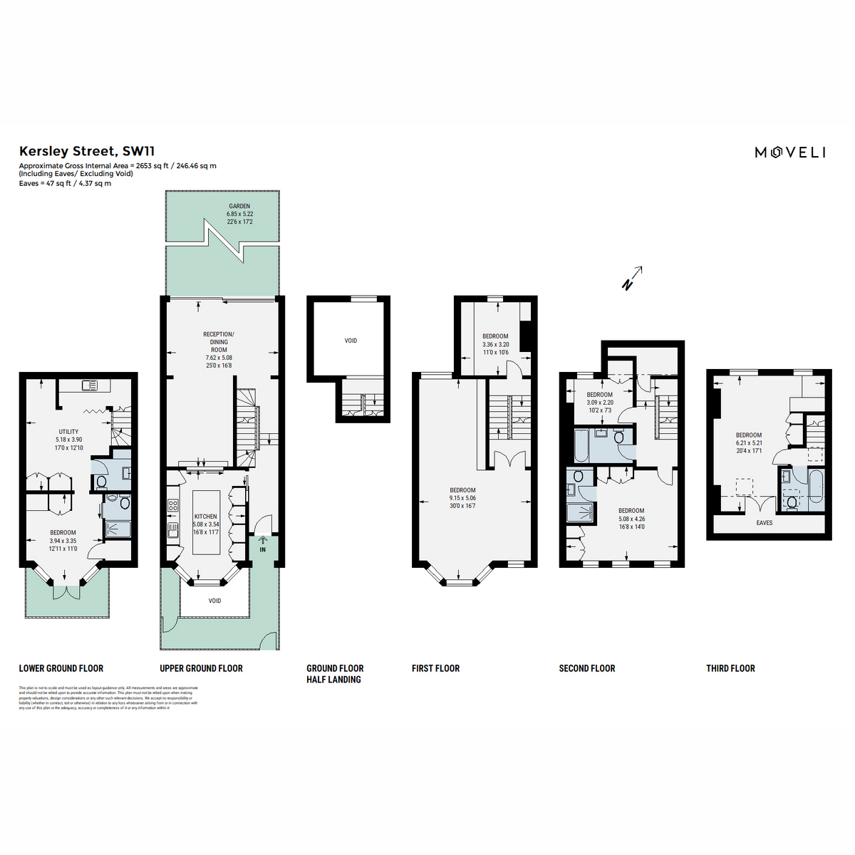 3, Kersley Street, London floorplan