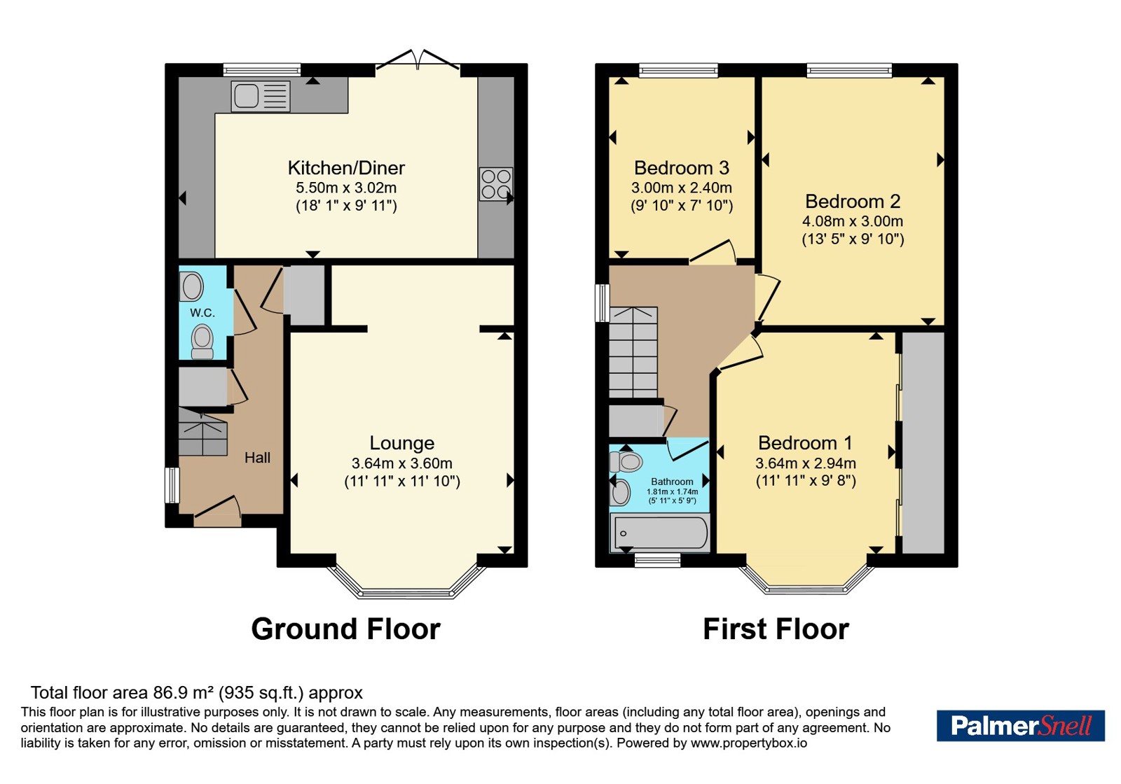 25, Castleton Avenue, Bournemouth floorplan
