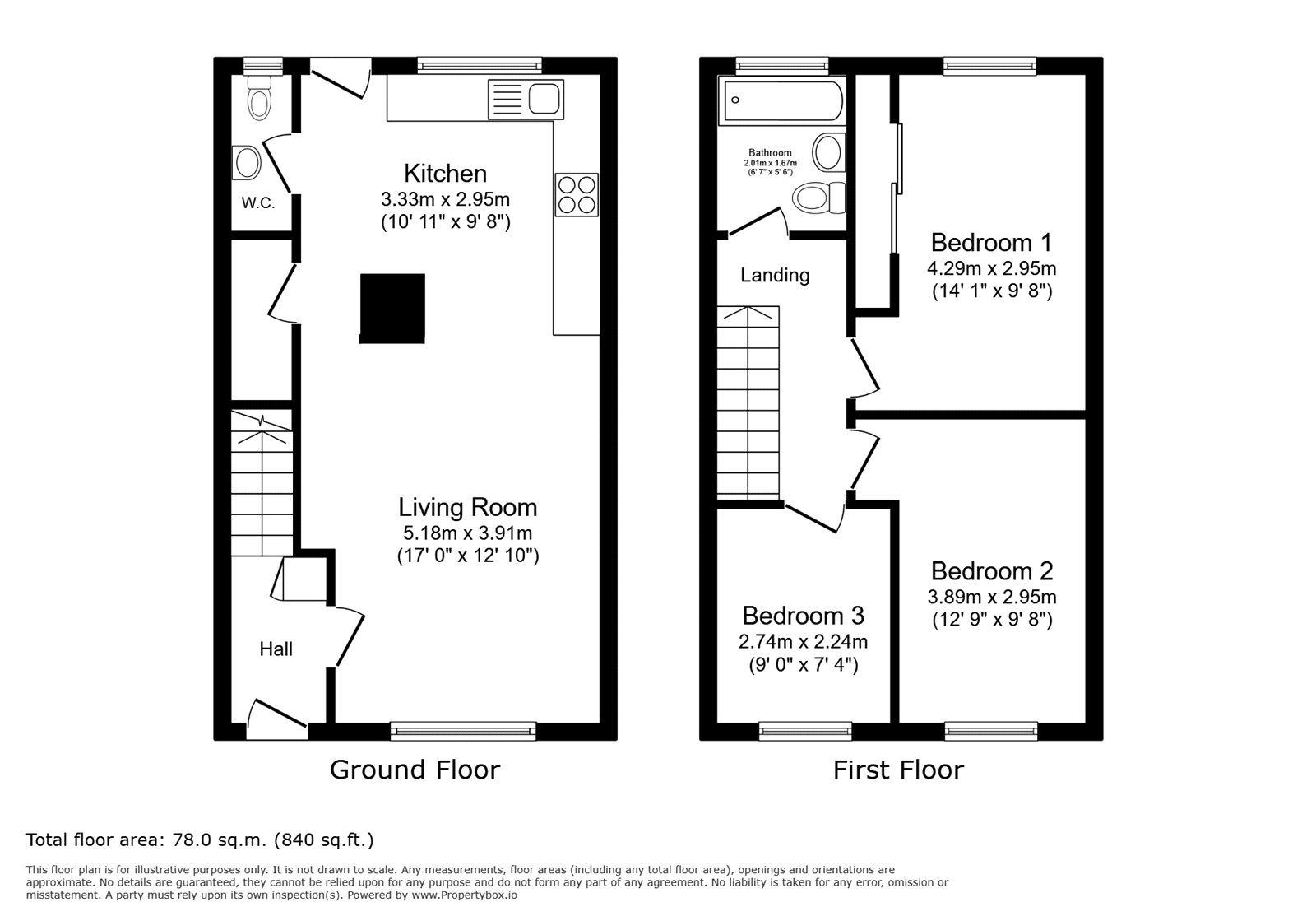 74, Helmsdale Close, Berkshire floorplan