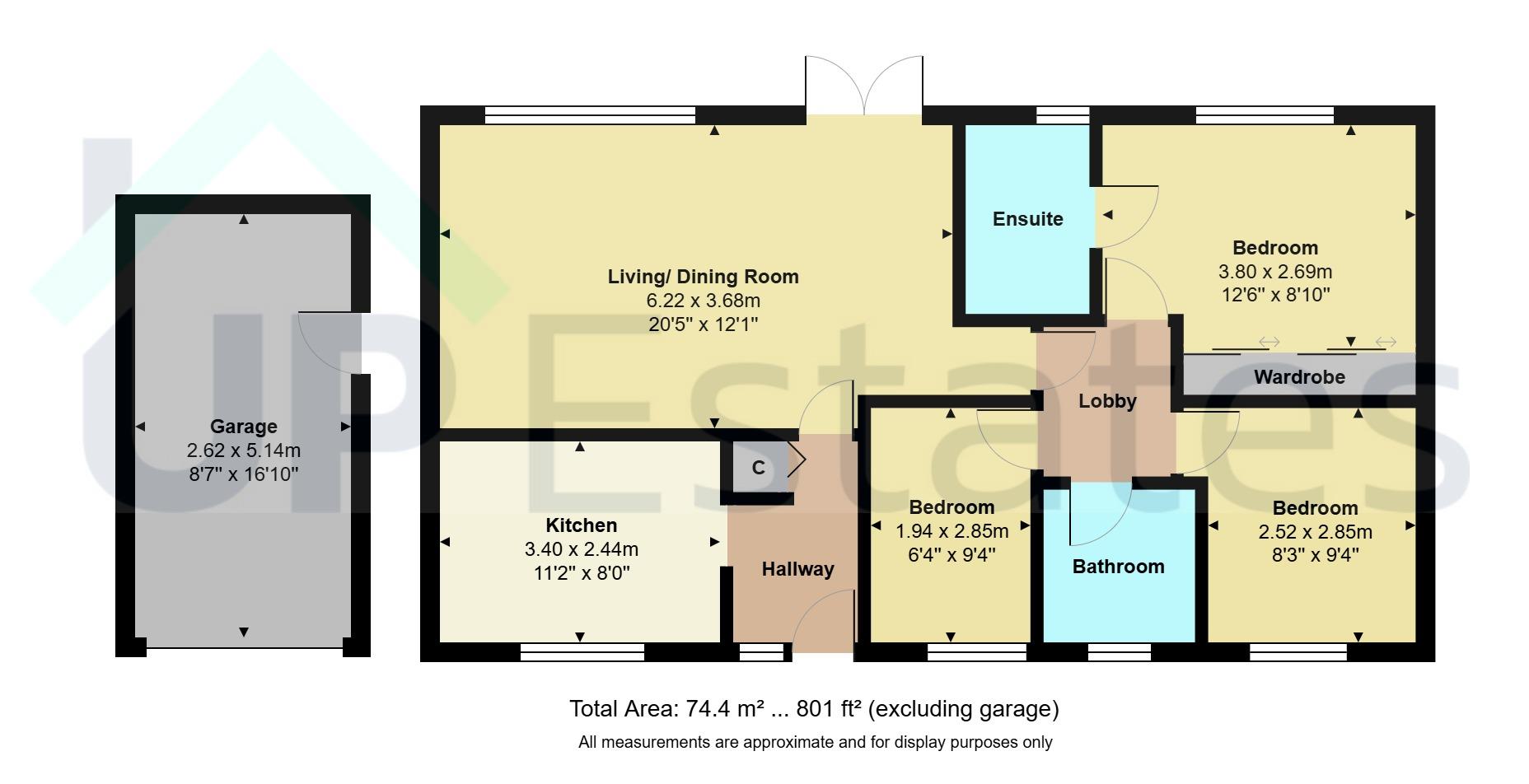 10, Hawkins Close, Hinckley floorplan