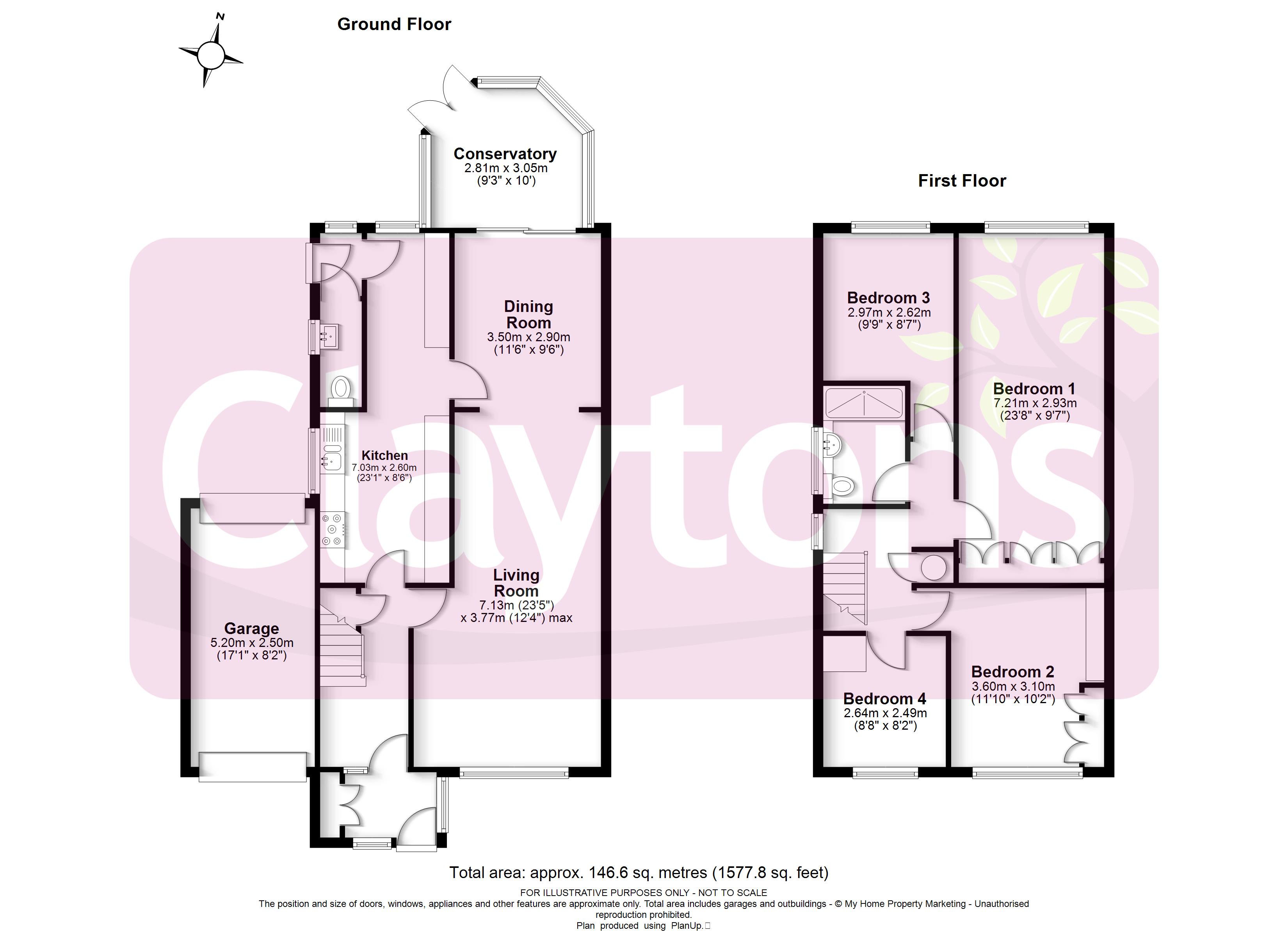 38, Appletree Walk, Watford floorplan