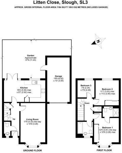 2, Litten Close, Langley floorplan