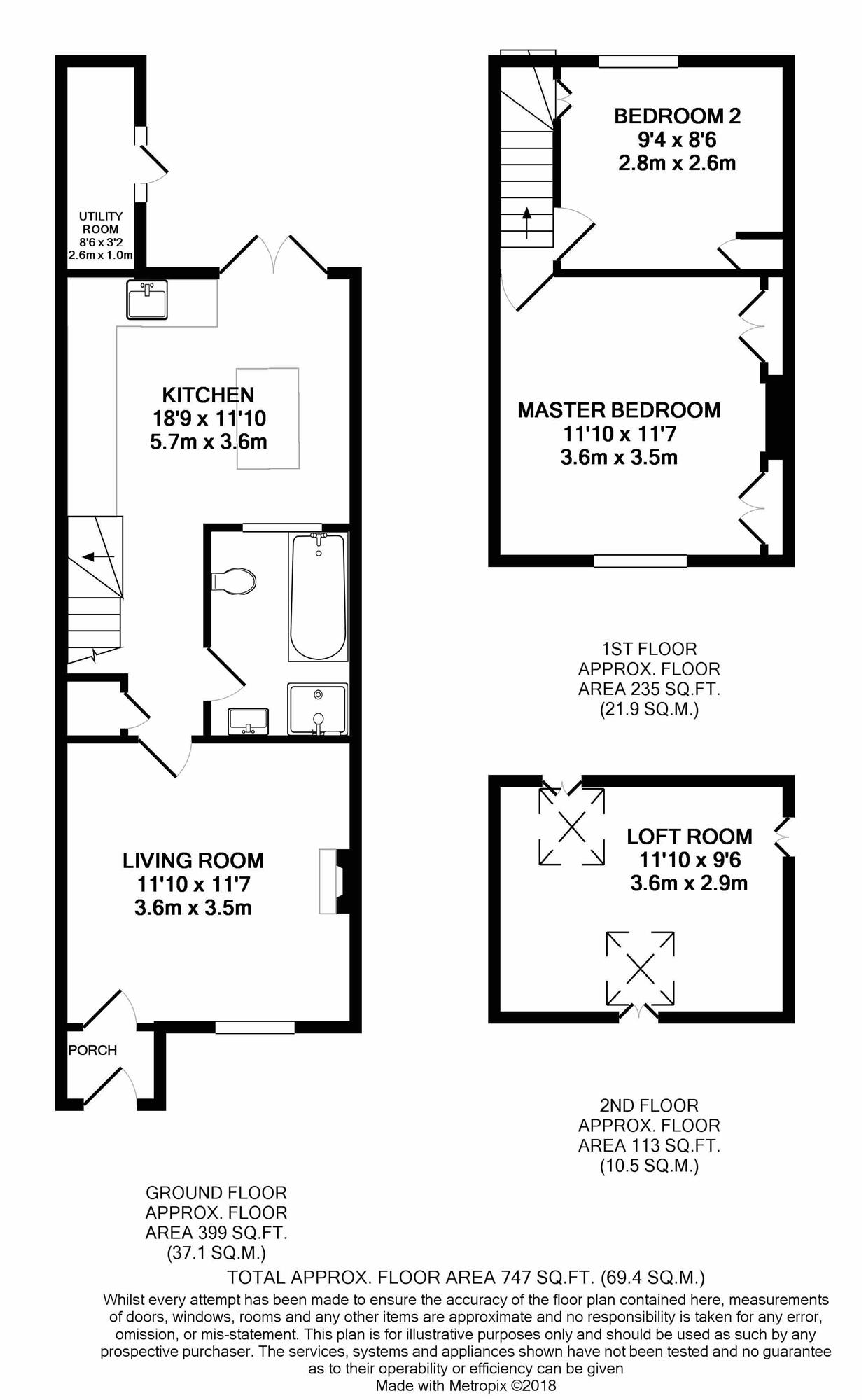 2 Bedrooms End terrace house for sale in Park Road, Bushey WD23