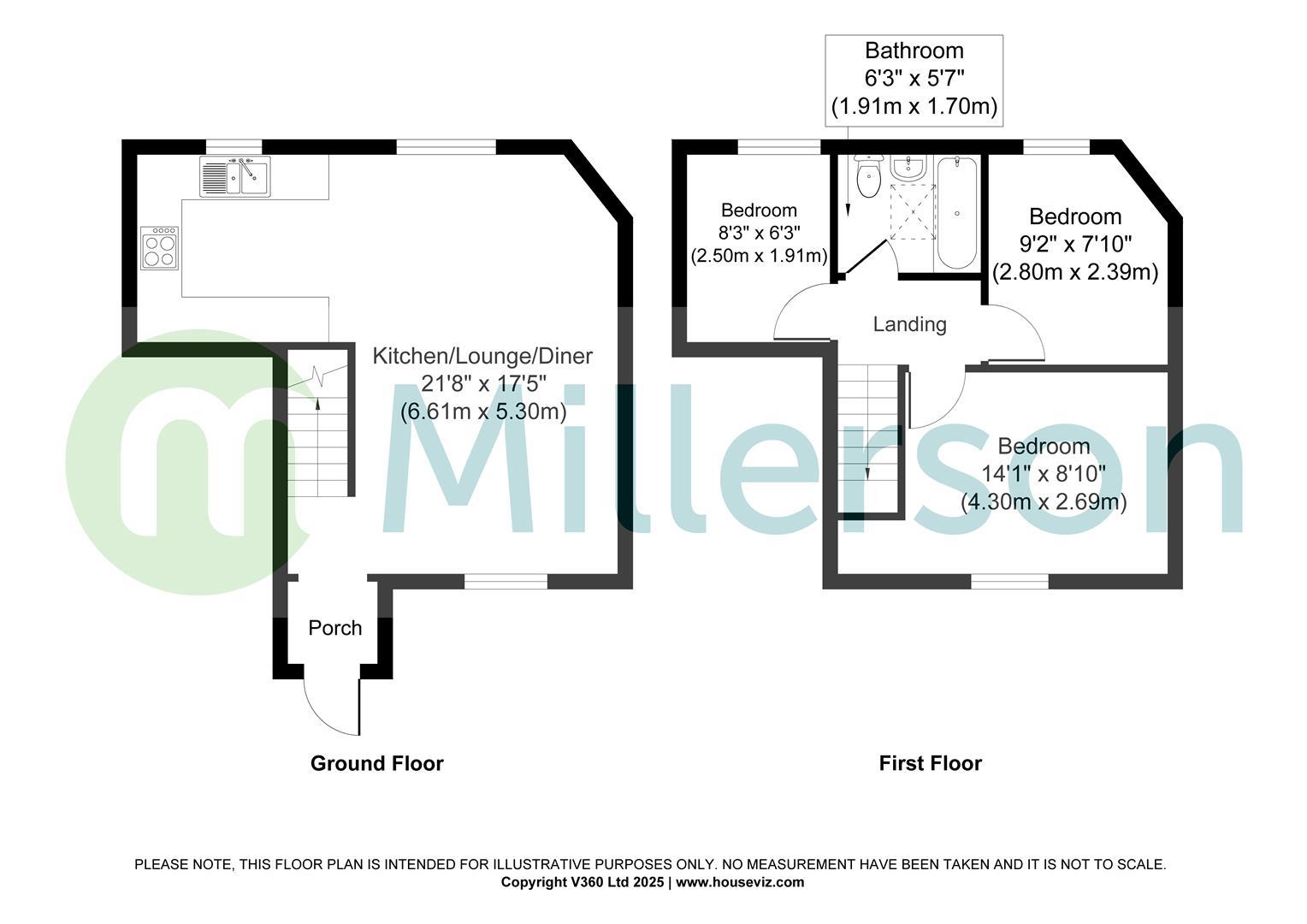 Elm Cottages, Hayle floorplan