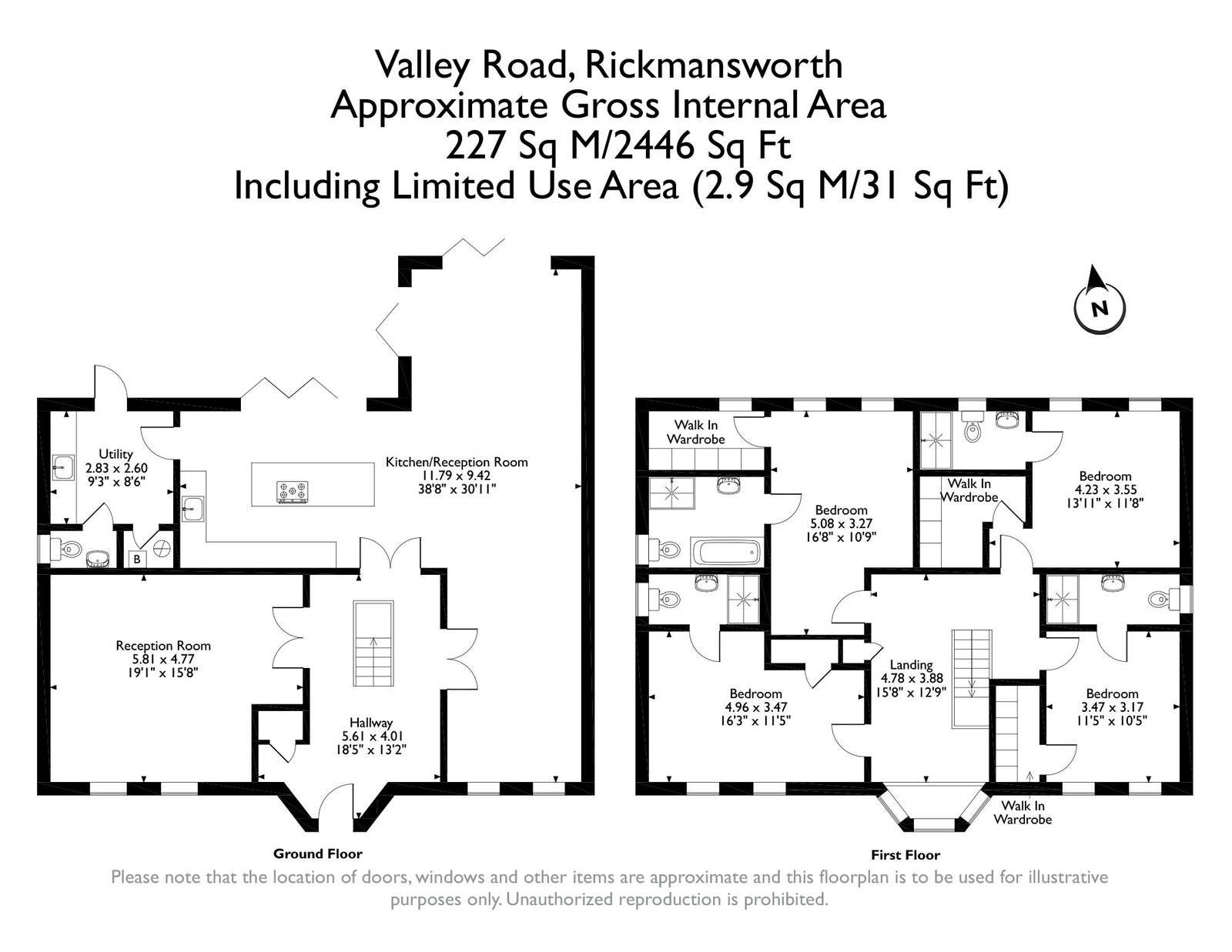 64, Valley Road, Rickmansworth floorplan