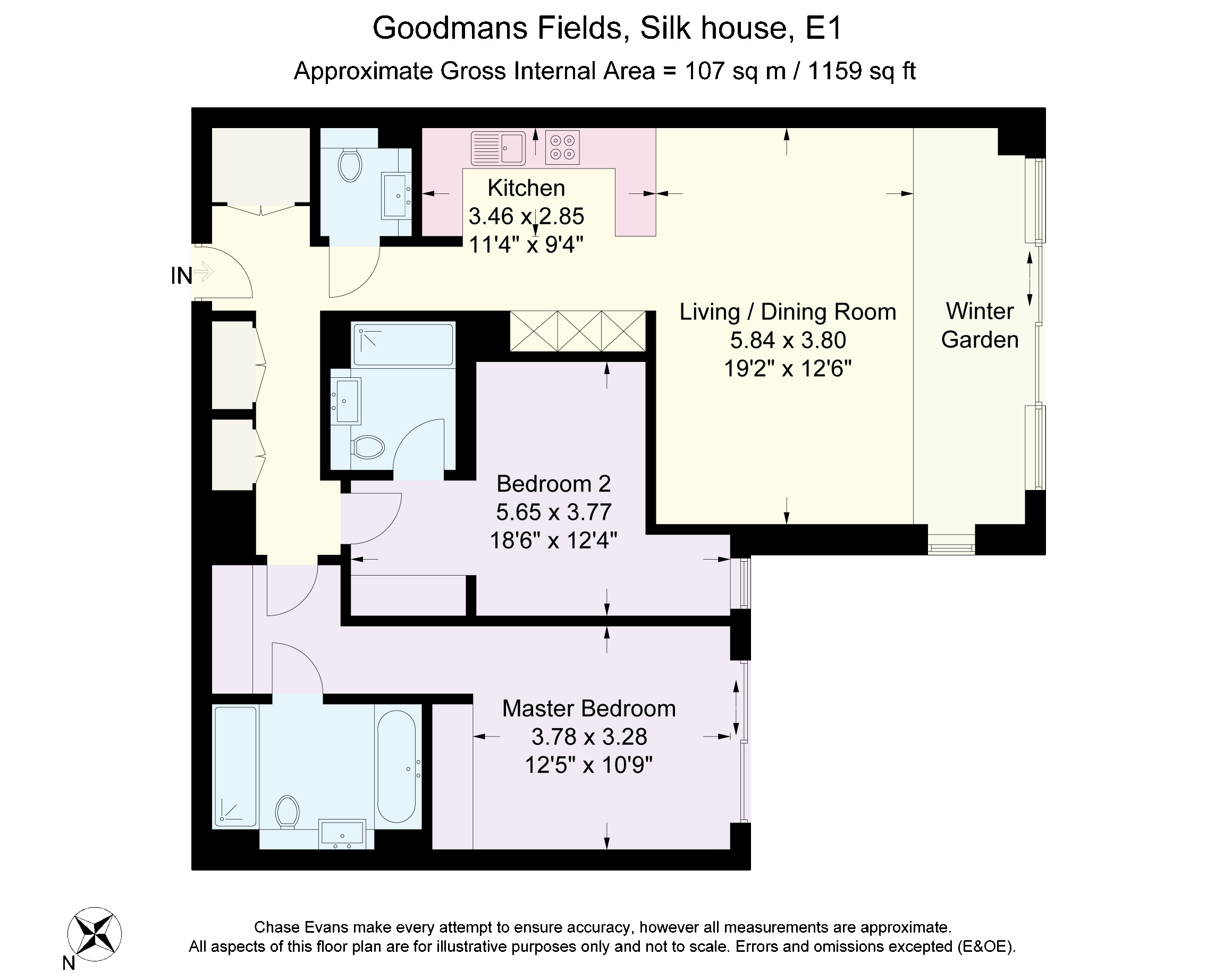 2 Bedrooms Flat to rent in Cashmere House, Goodman's Fields, Aldgate E1