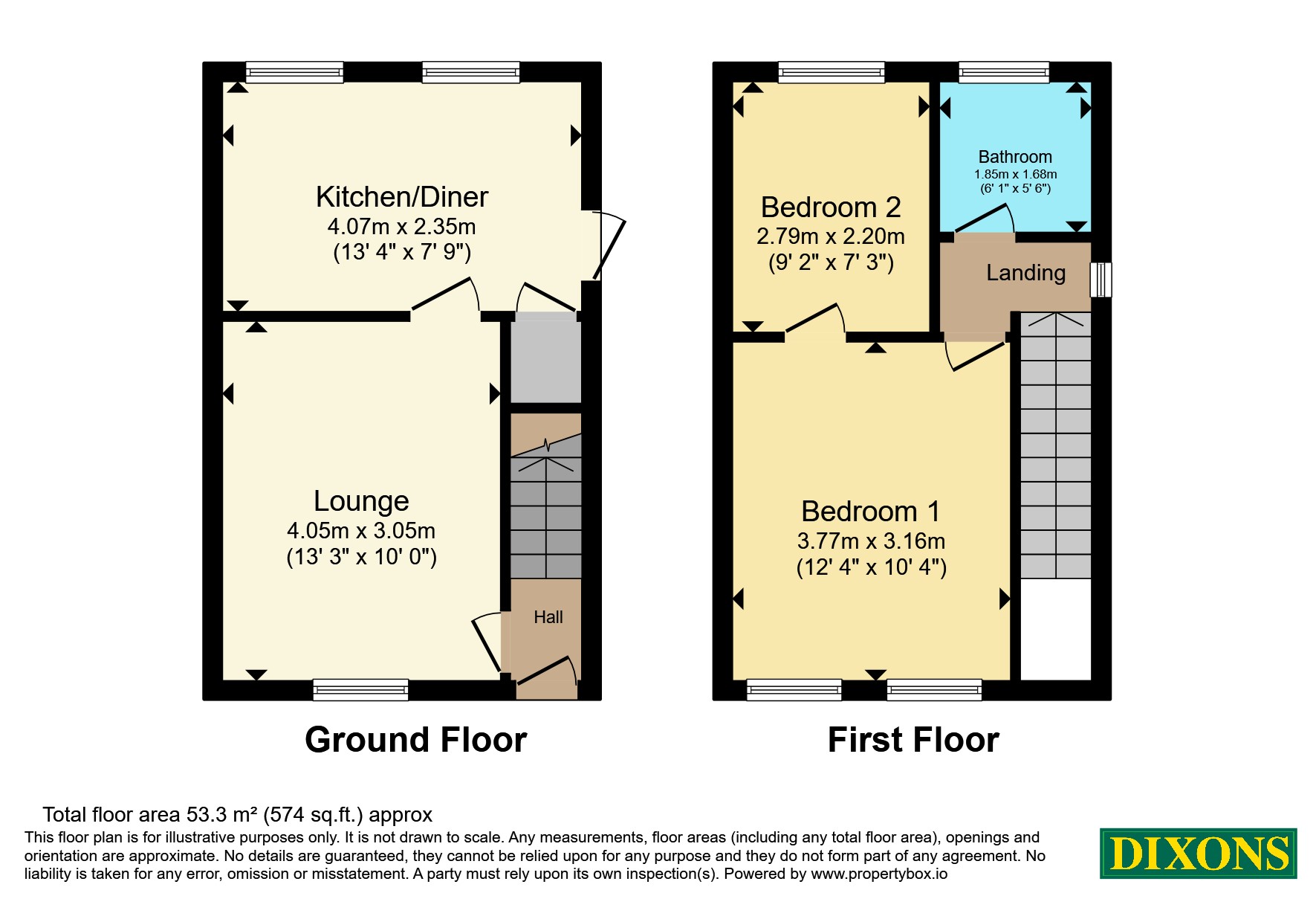 7, Instow Close, West Midlands floorplan