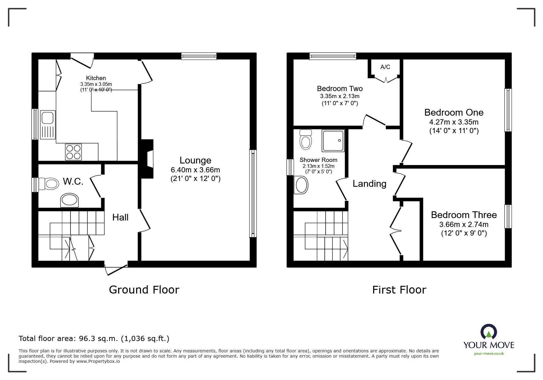 1, Northfield, Coalville floorplan