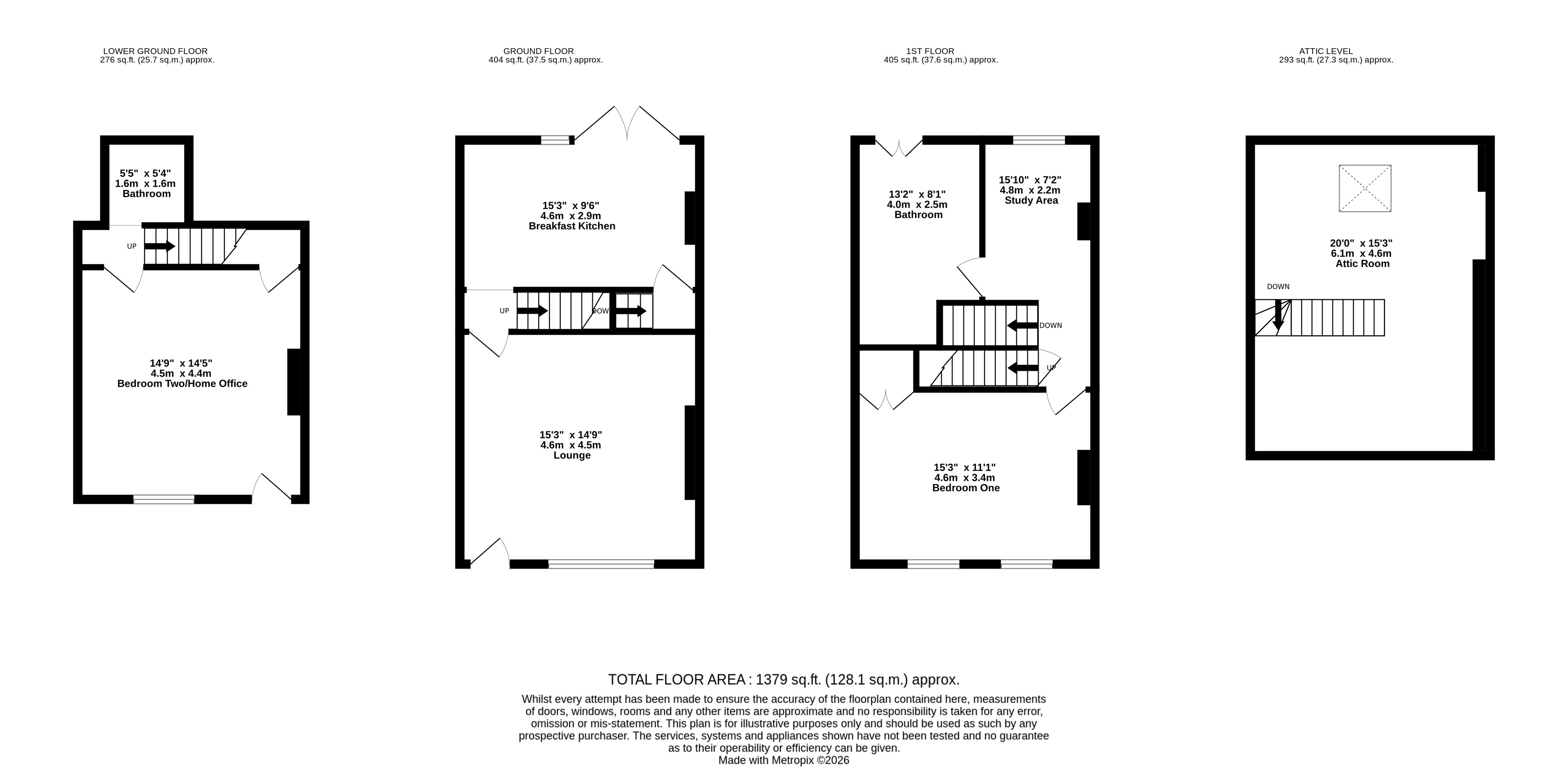 48, Station Road, Holmfirth floorplan