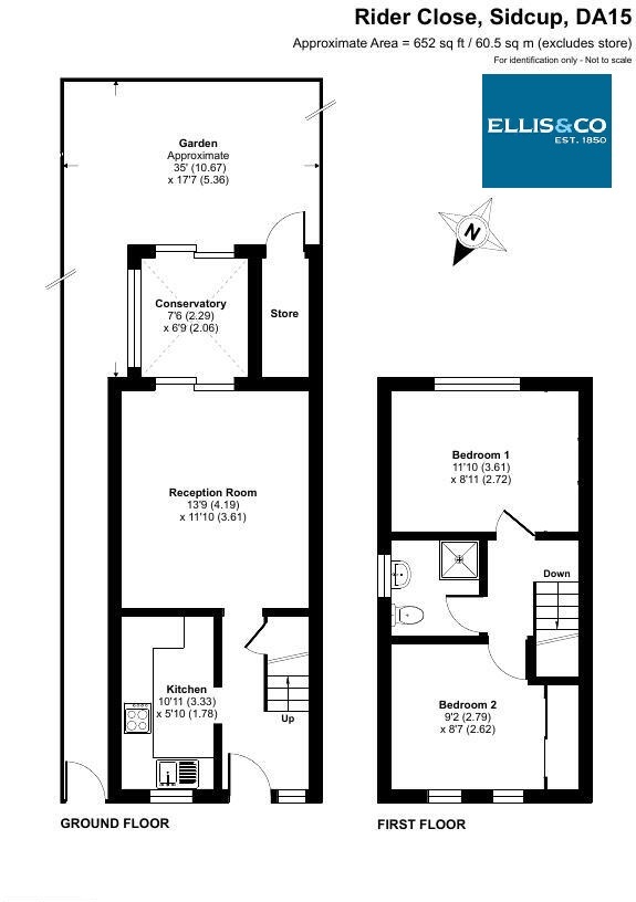 34, Rider Close, Kent floorplan