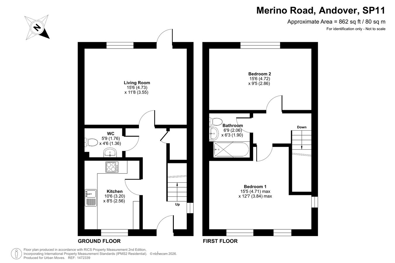 Four, Merino Road, Andover floorplan