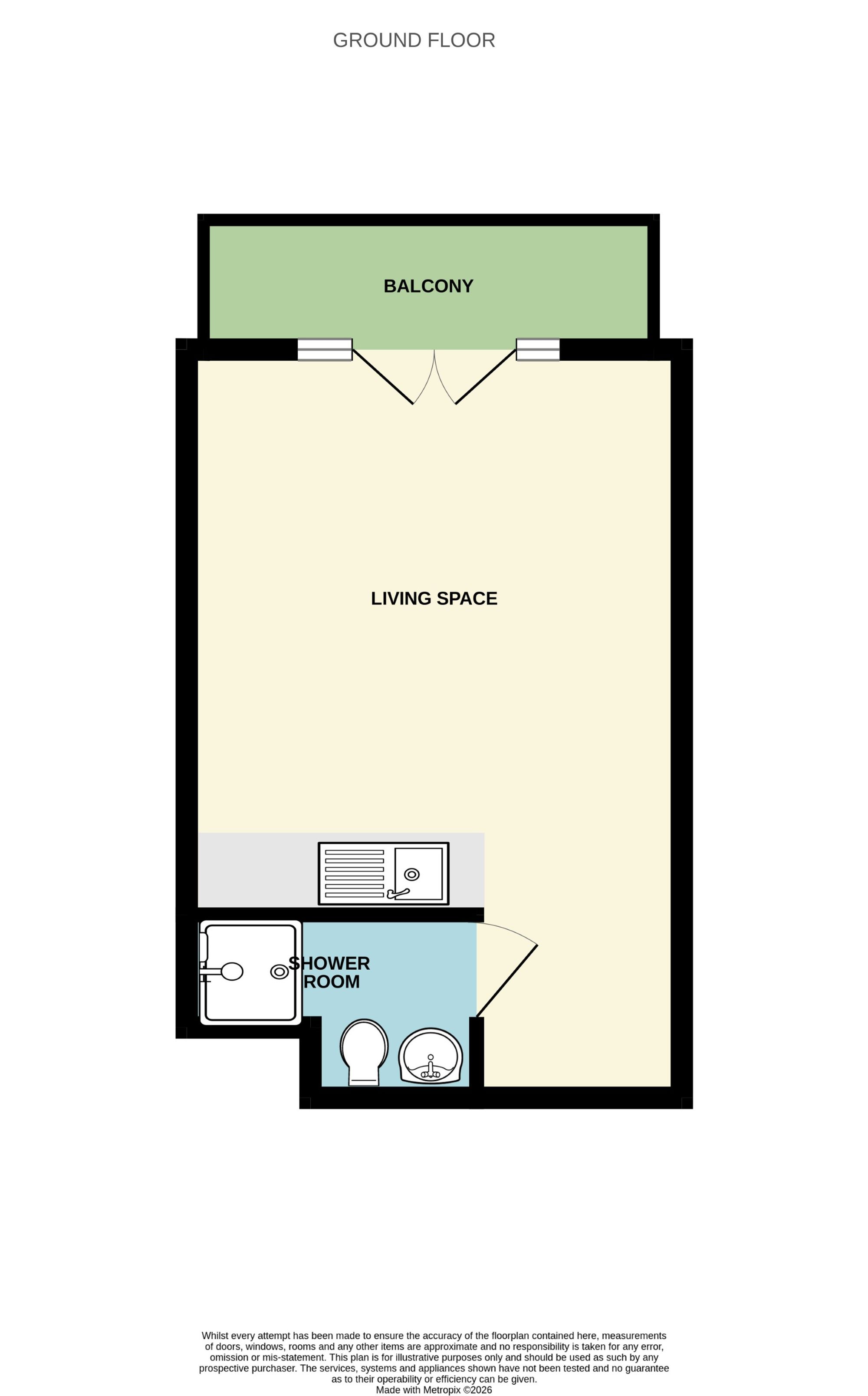 Apt 3, Surfpods 8-10 Henver Road, Newquay floorplan