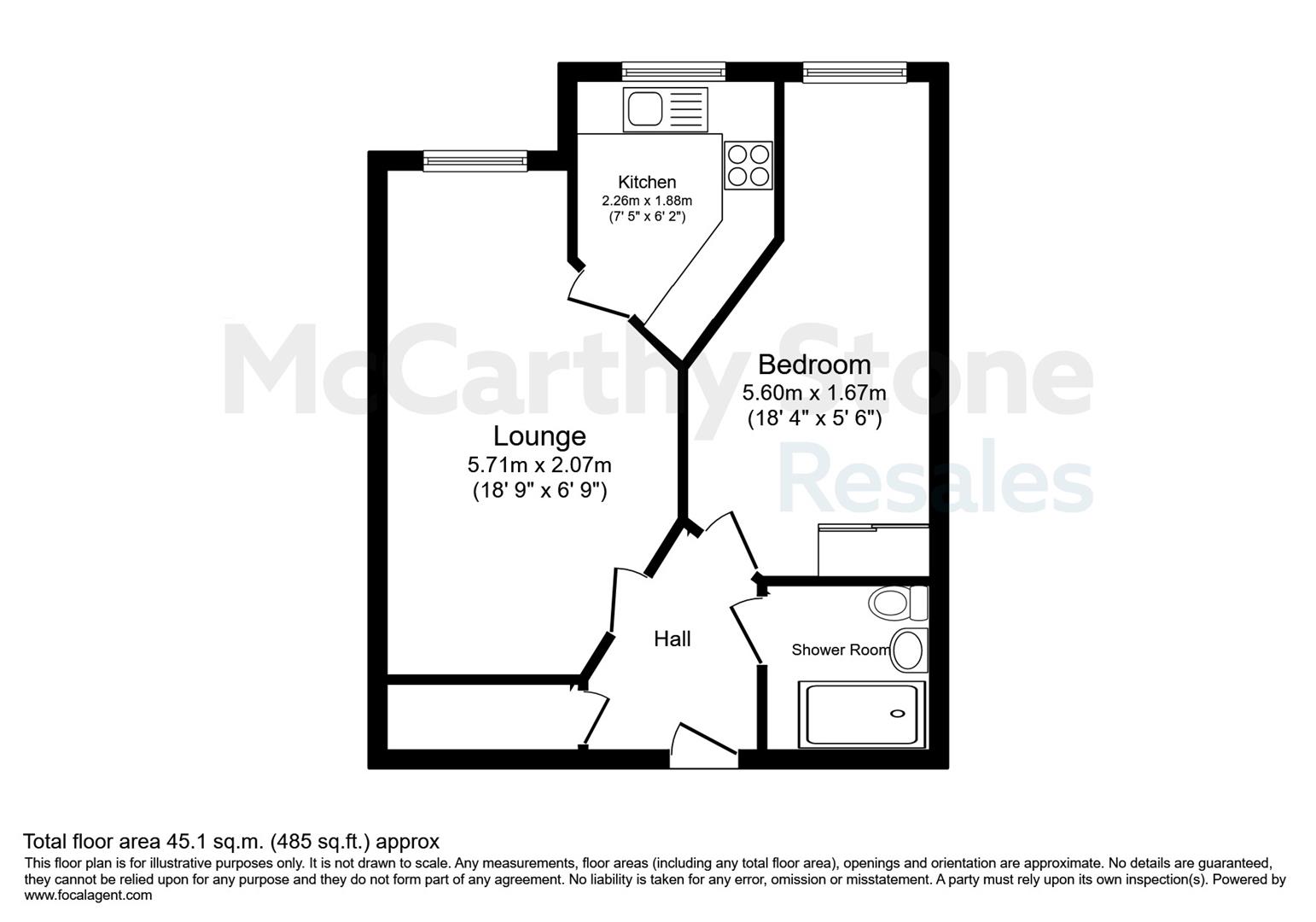 40 Henshaw Court, 295 Chester Road, Birmingham floorplan