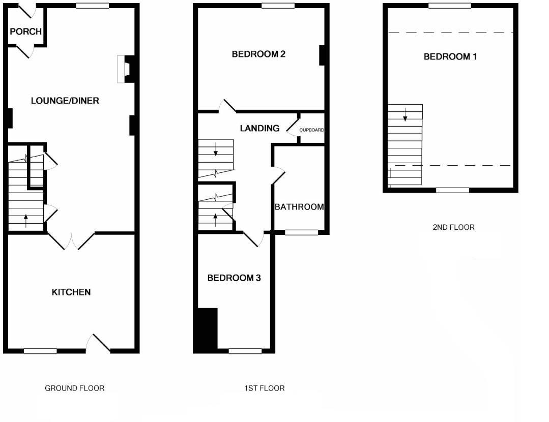 Bridge Street, Cainscross, Stroud GL5, 3 bedroom terraced house for