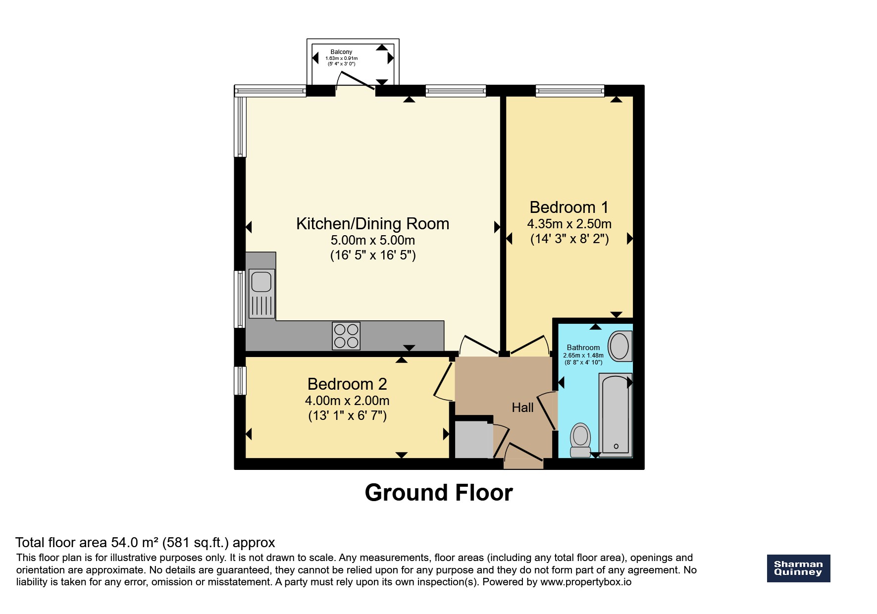 Flat 7 Castlepoint, 998, Lincoln Road, Peterborough floorplan