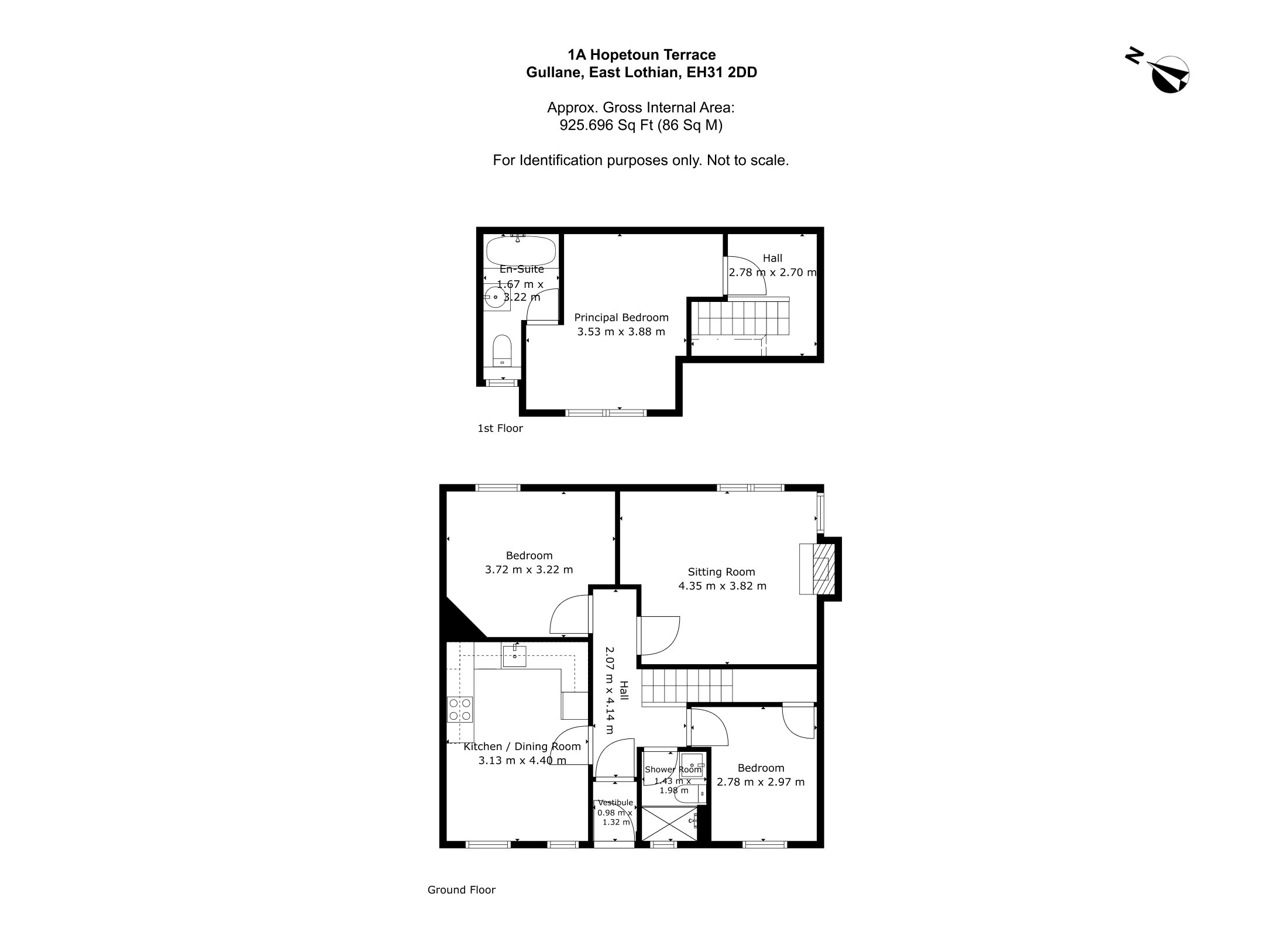 1A, Hopetoun Terrace, East Lothian floorplan