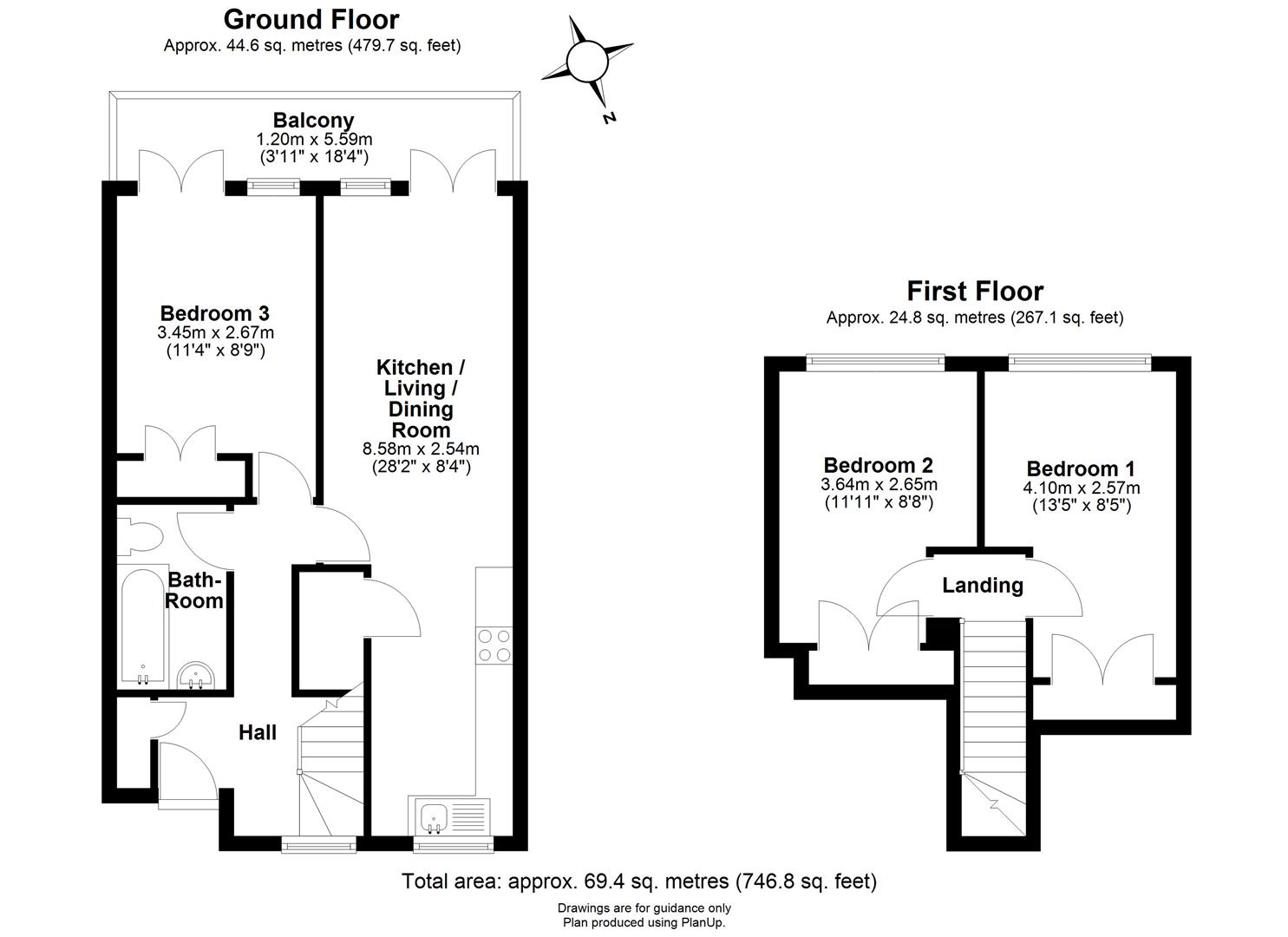 53C, Victoria Road, Cambridge floorplan