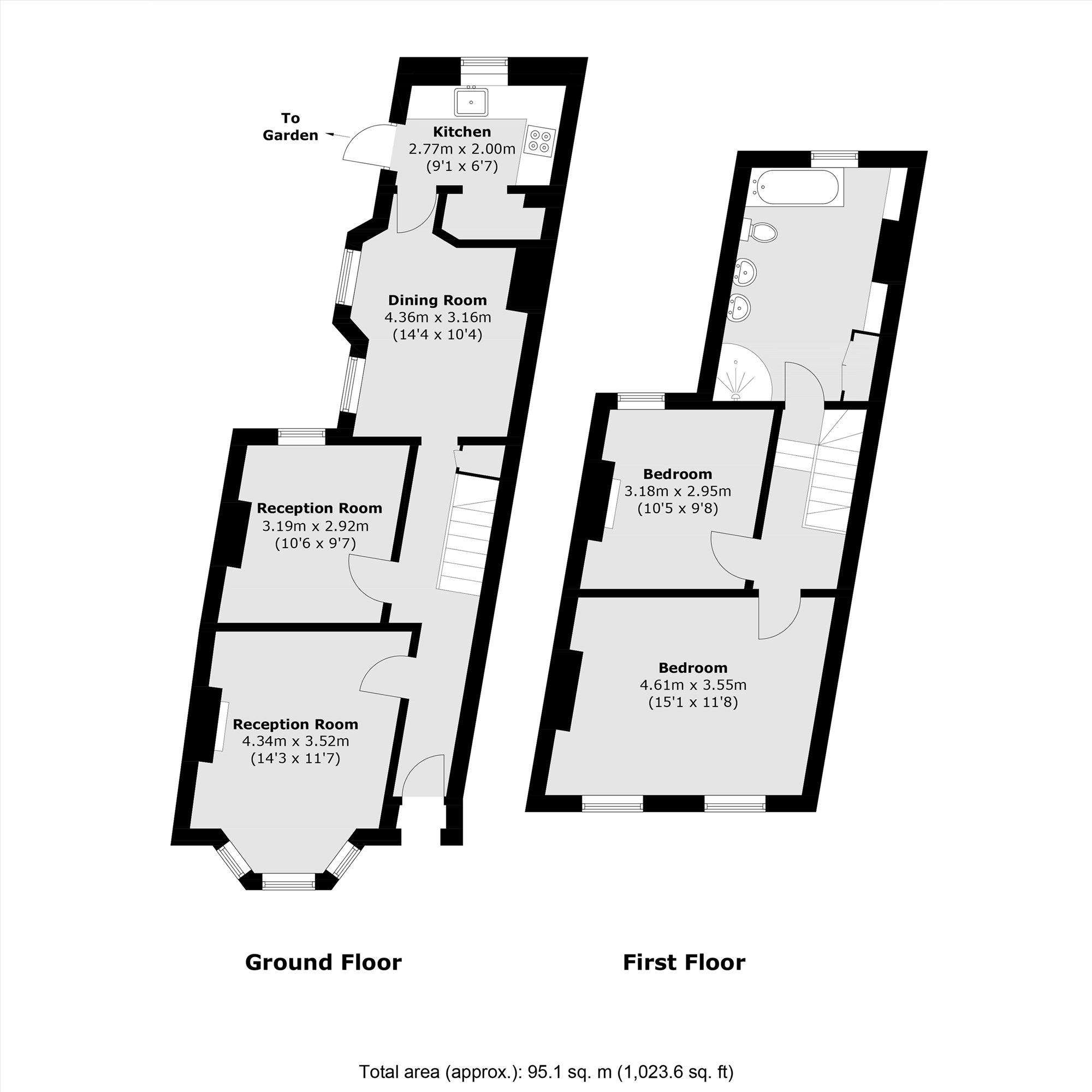 13, Quicks Road, London floorplan
