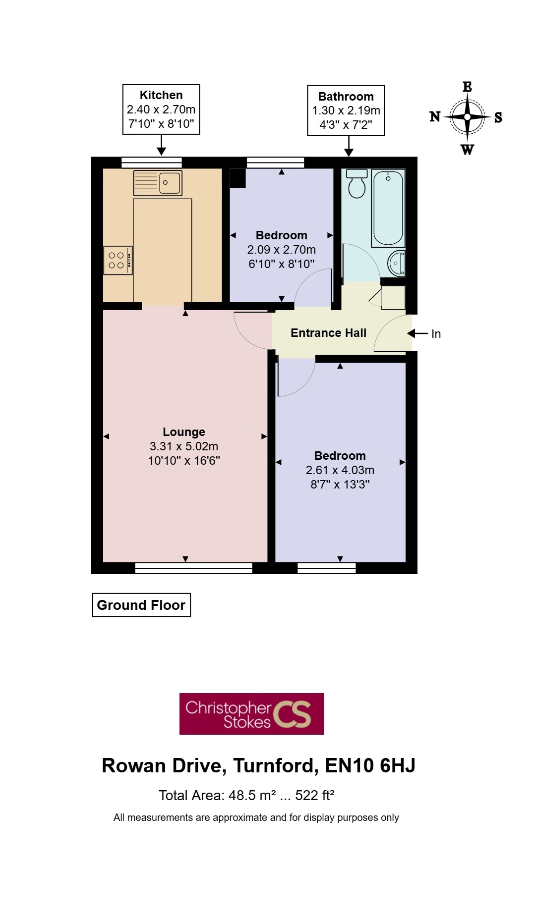 54, Rowan Drive, Broxbourne floorplan