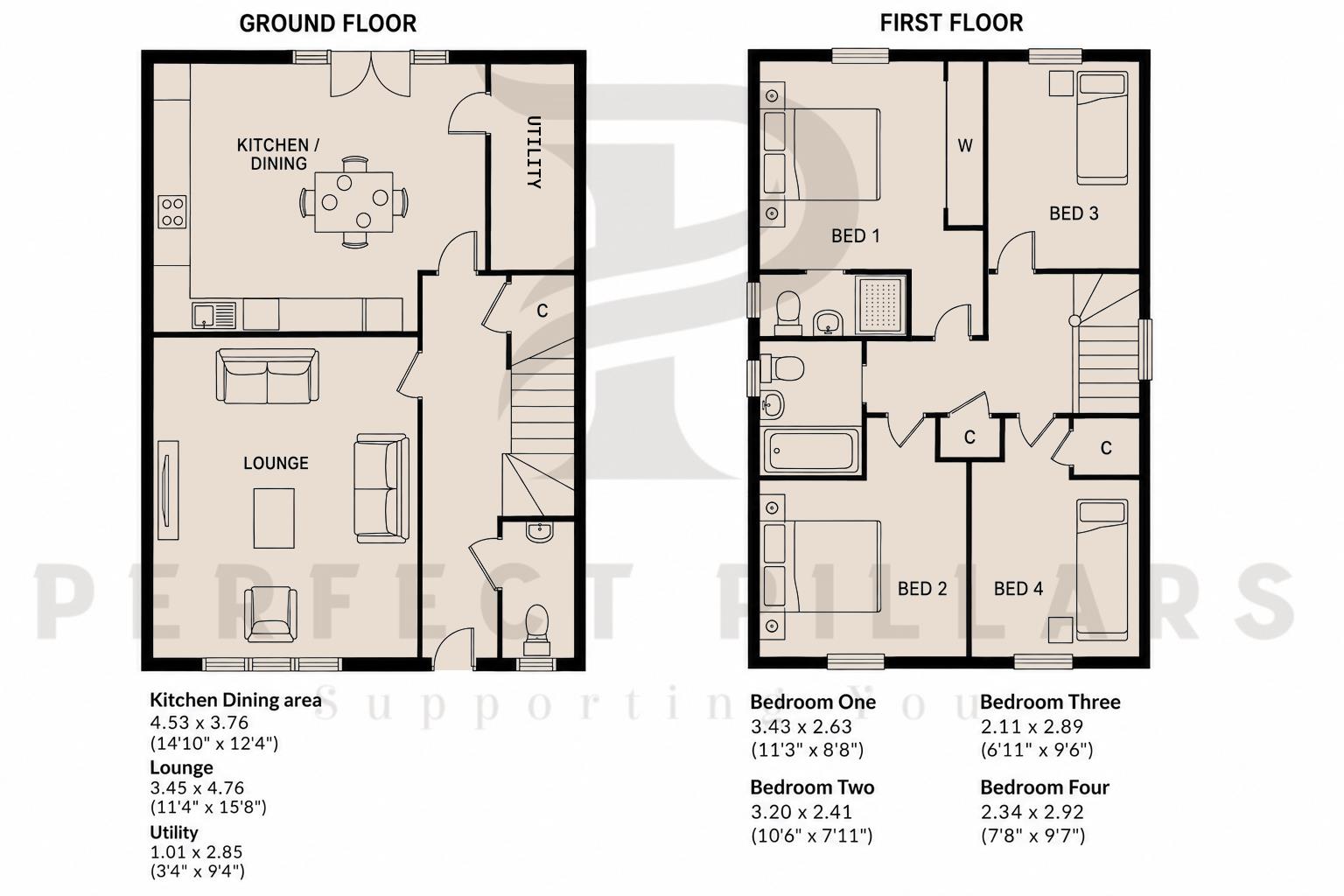 38, Cardno Avenue, Milton Keynes floorplan