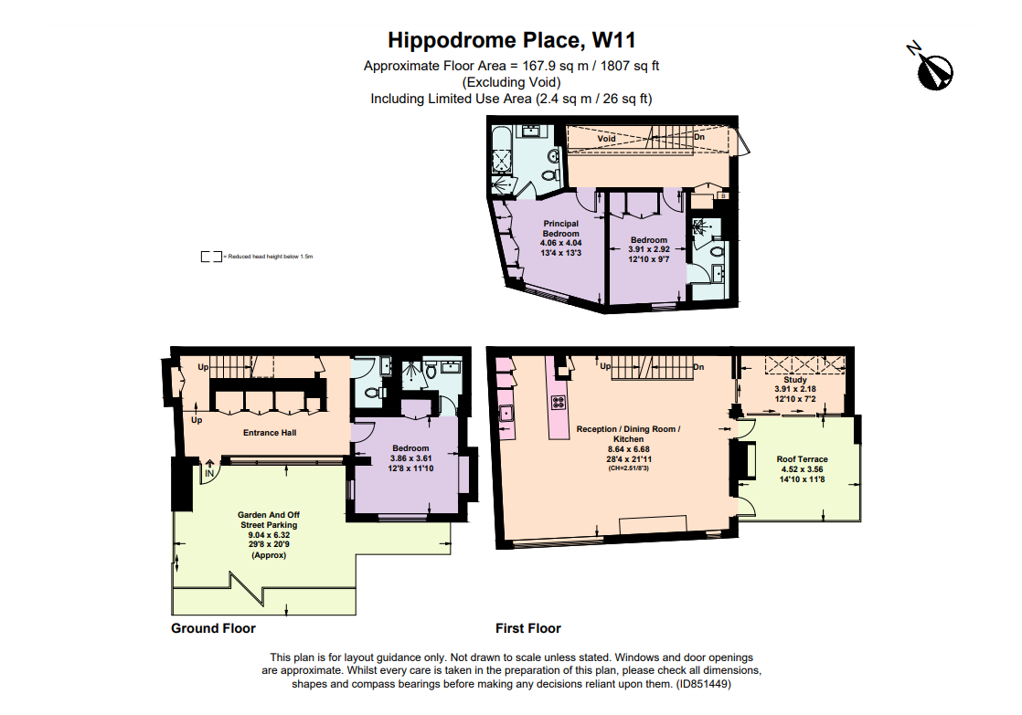 3, Hippodrome Place, London floorplan