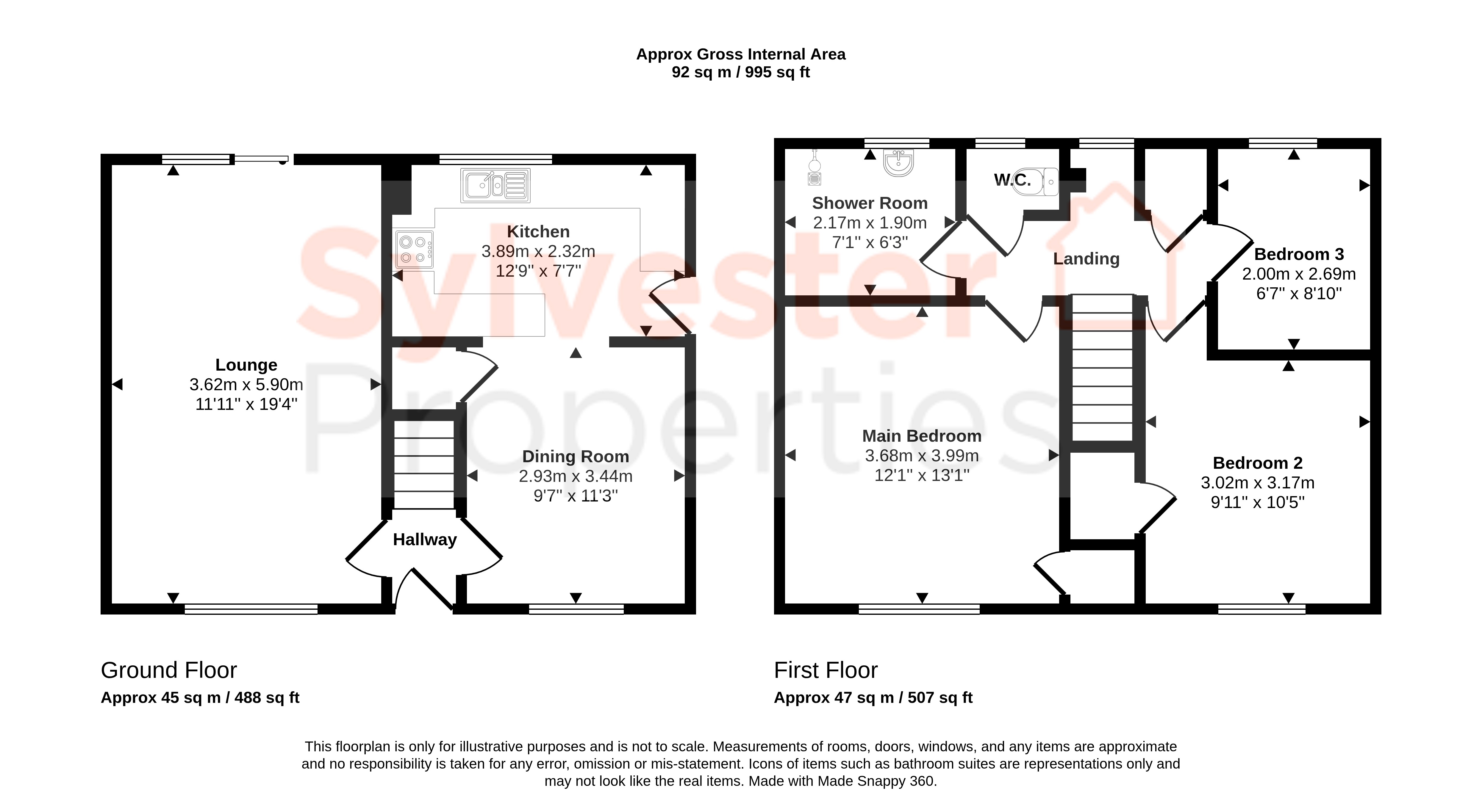 49, Newburn Road, Stanley floorplan