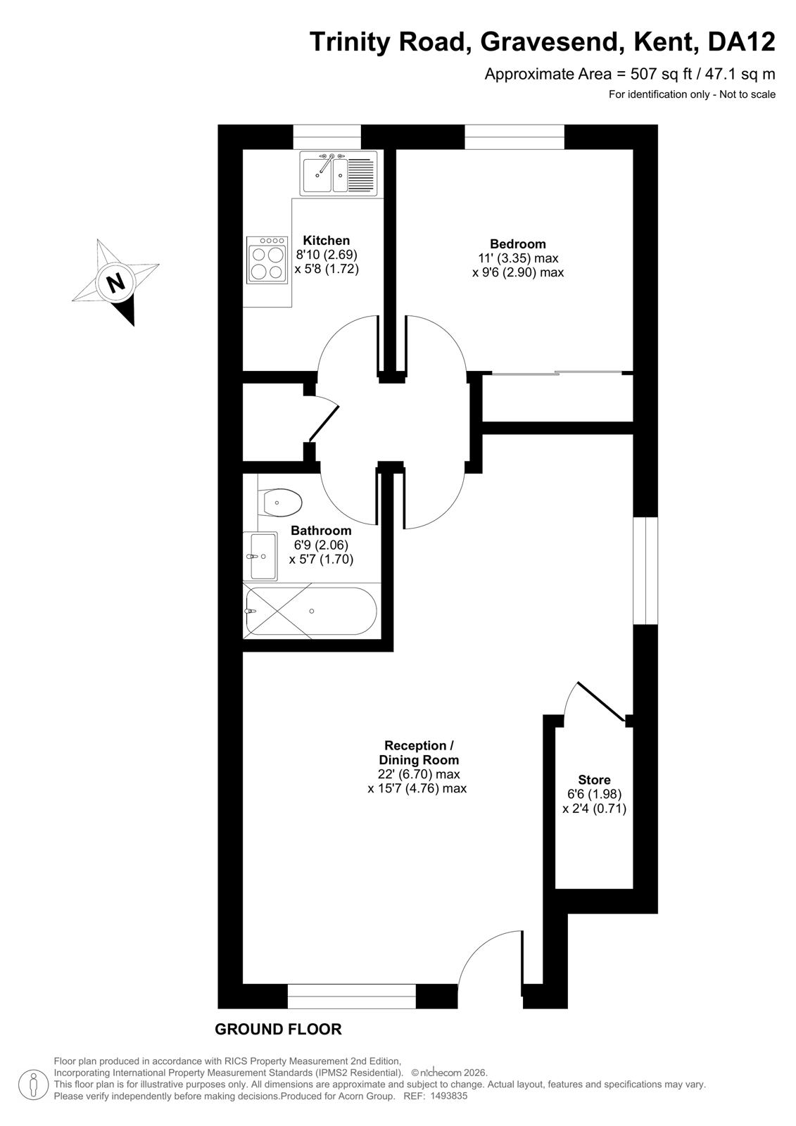 10, Trinity Road, Kent floorplan