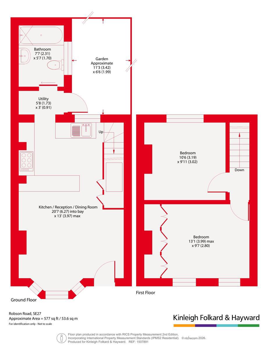 12, Robson Road, London floorplan
