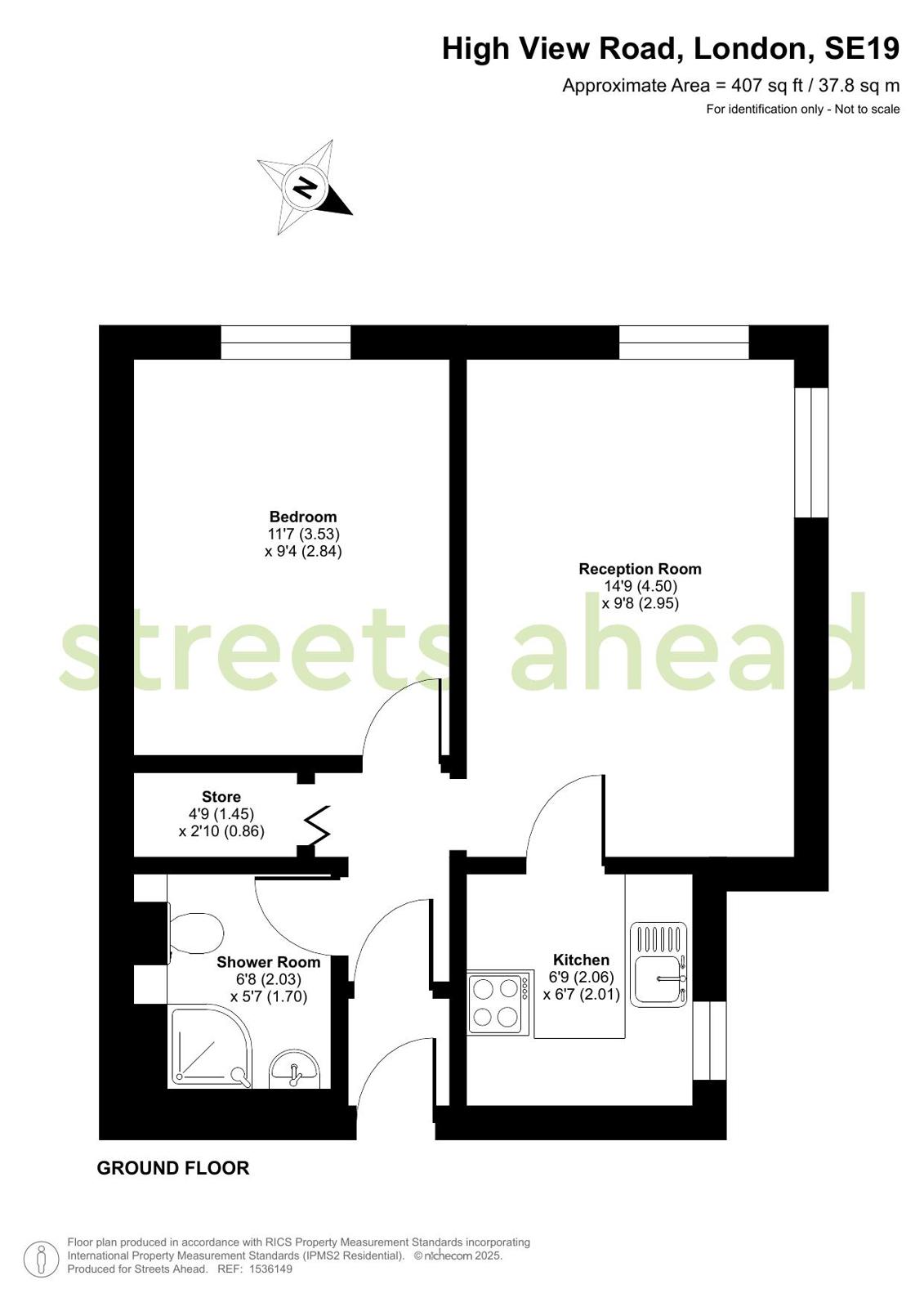 High View Road, London floorplan