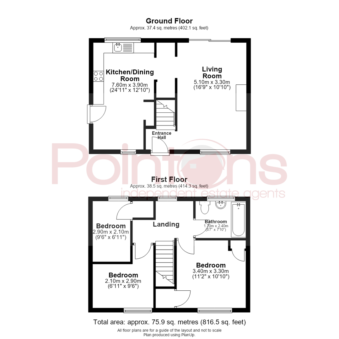 22, Red Deeps, Nuneaton floorplan