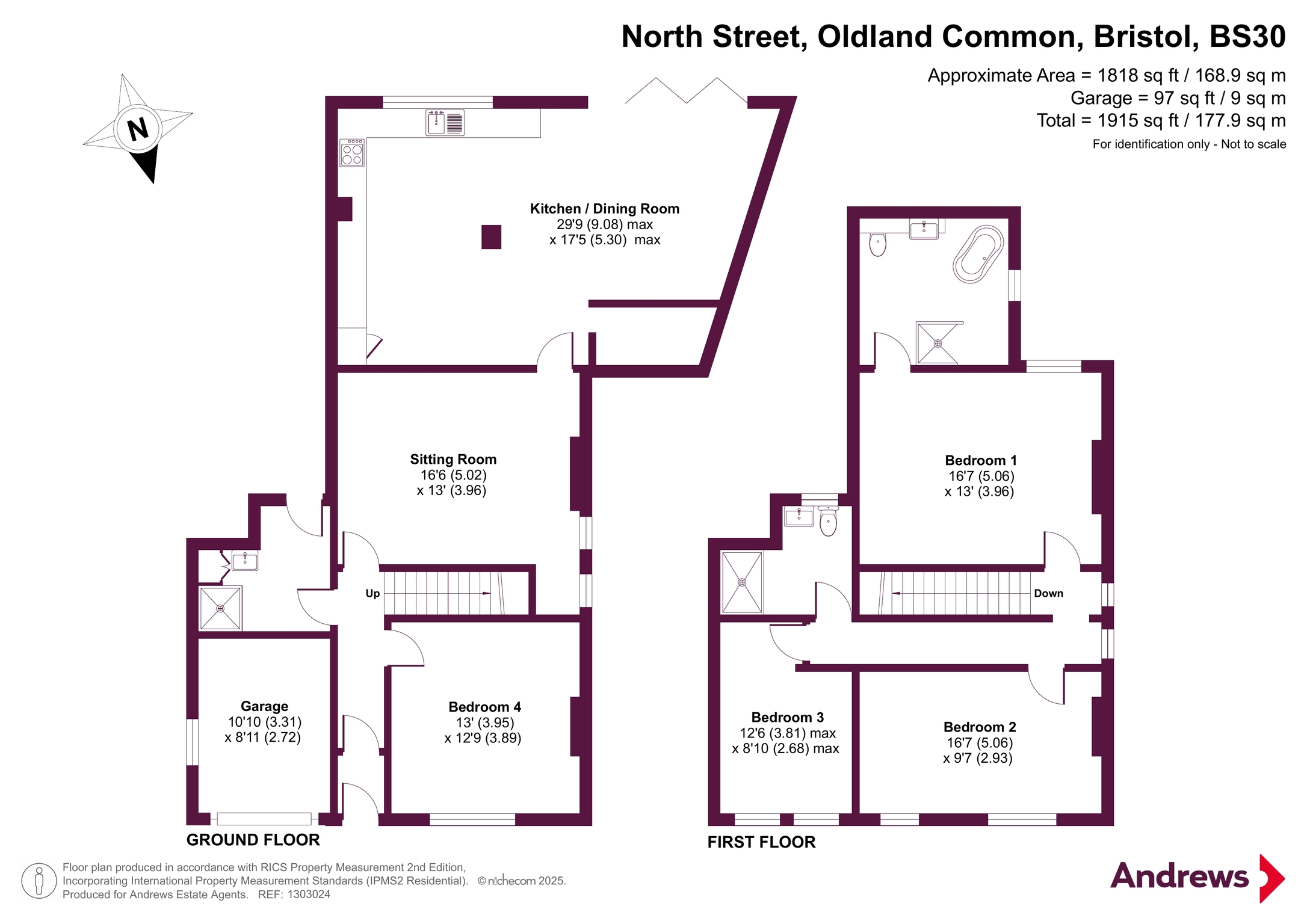 20, North Street, Bristol floorplan