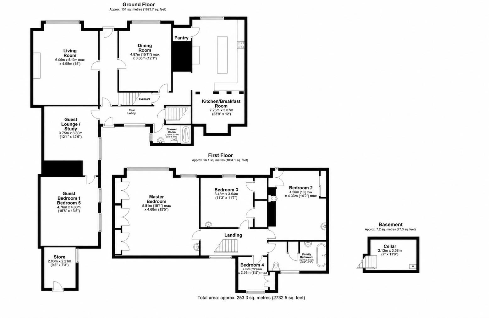 The Gables, Bury Road, Newmarket floorplan