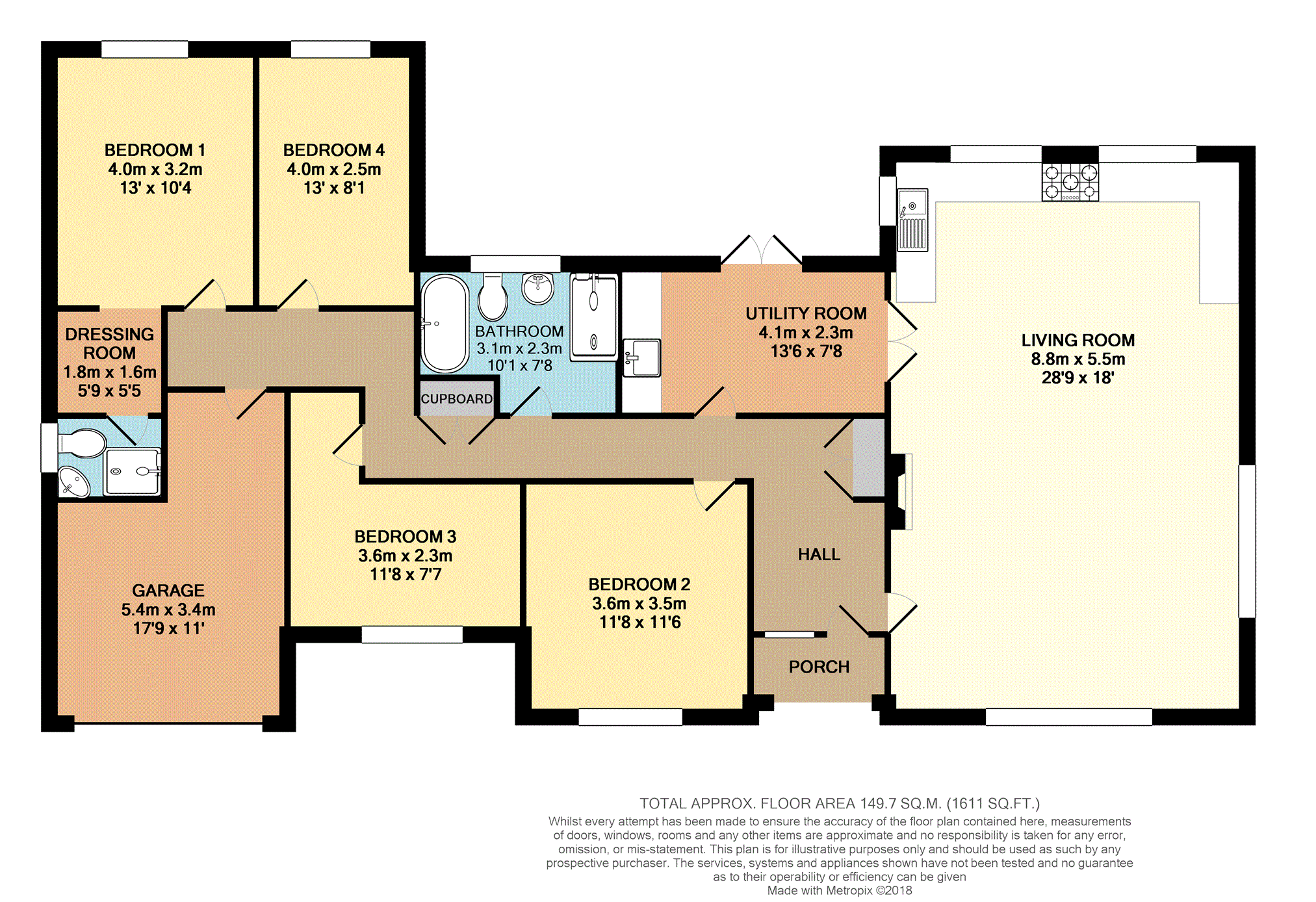 4 Bedrooms Detached bungalow for sale in Theale Road, Burghfield, Reading RG30