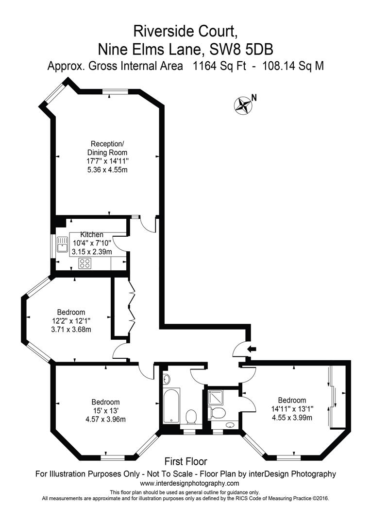 1, Riverside Court, 20 Nine Elms Lane, London floorplan