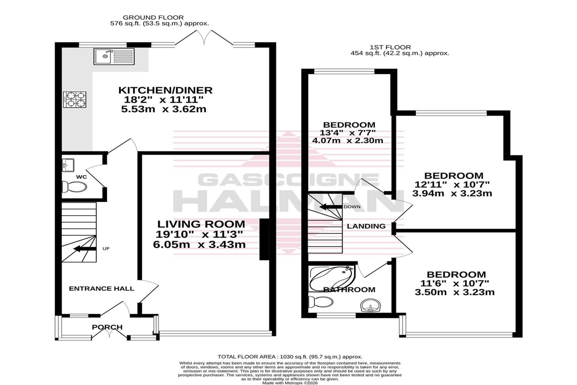 22 Saville Road, Cheadle floorplan