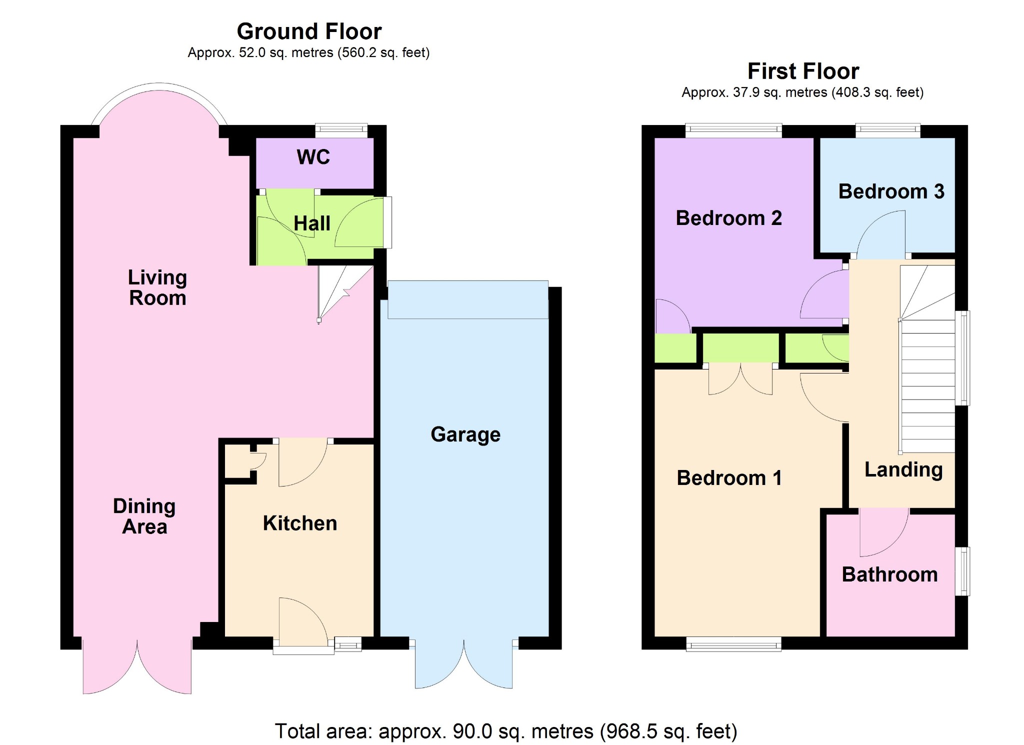 14 Heghbrok Way, Aldwick Felds, Bognor Regis floorplan